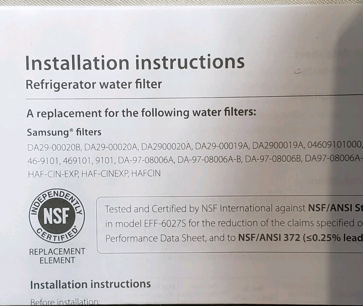Waterspecialist DA29-00020B Replacement for Samsung Water Filter DA29-00020B (3)