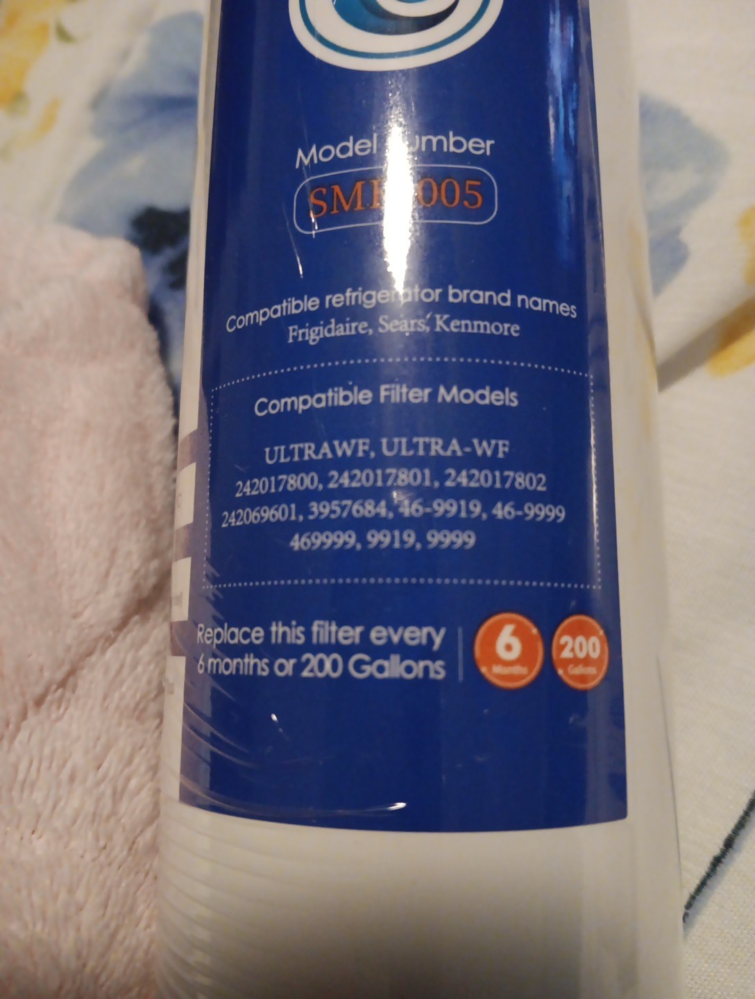 4U Pure Compatible Refrigerator Water Filter SMF 1005 / 200 Gallons / Sealed