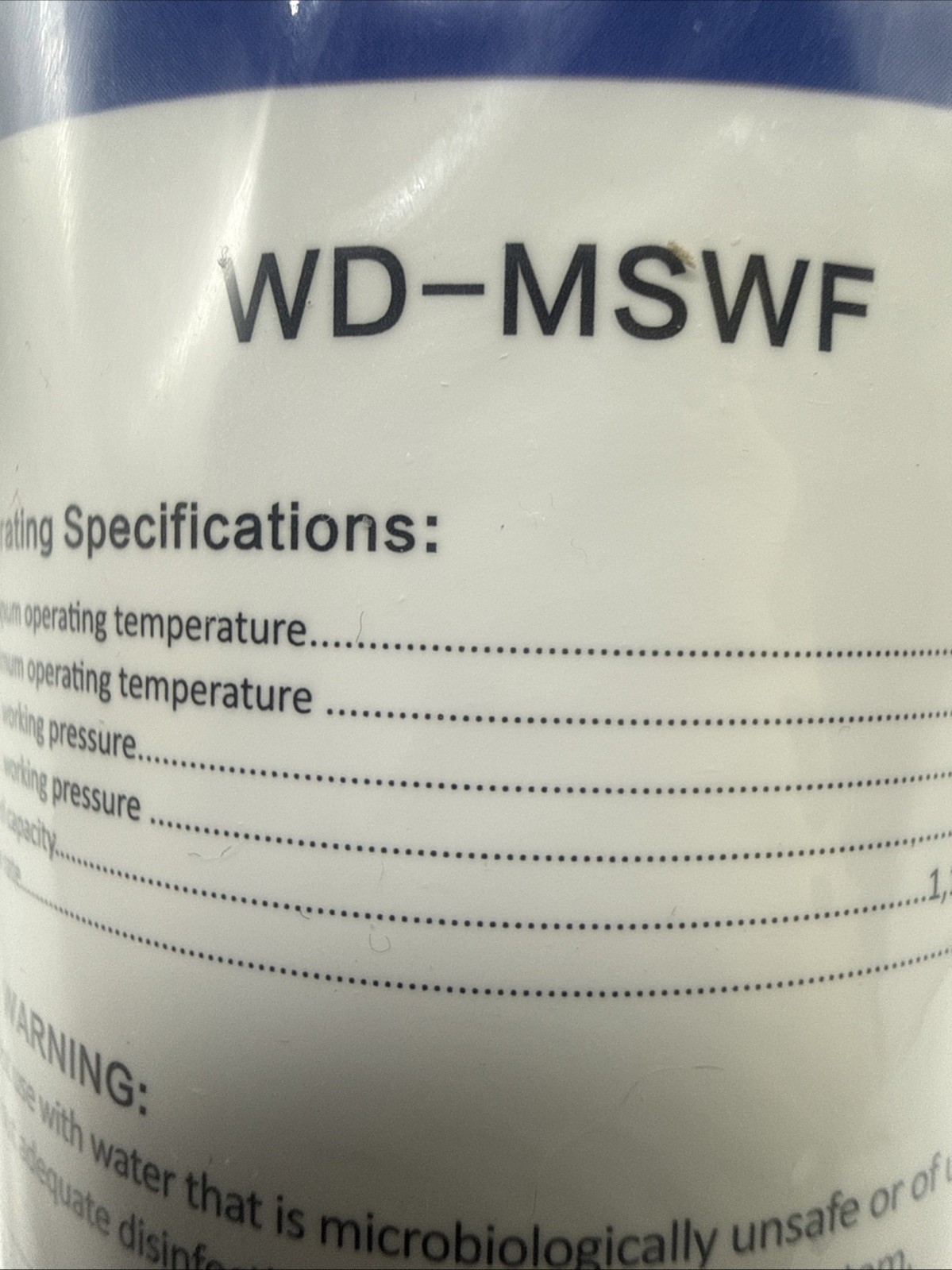 Waterdrop WD-F22 Replacement For GE MSWF Refrigerator Water Filter N + Sealed-i