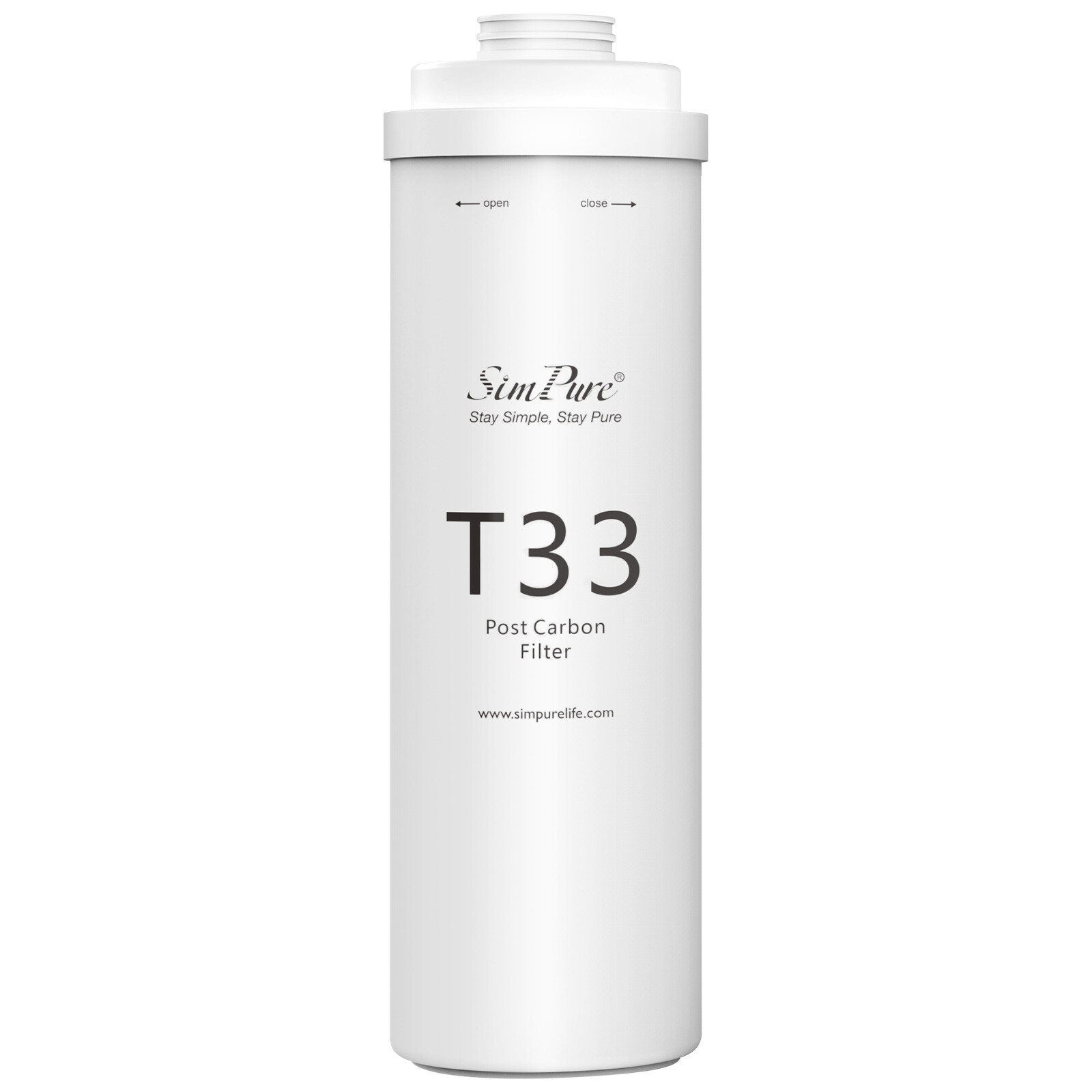 7 Pack PP CTO RO T33 Water Filter Replacement For SimPure T1-400 UV RO System