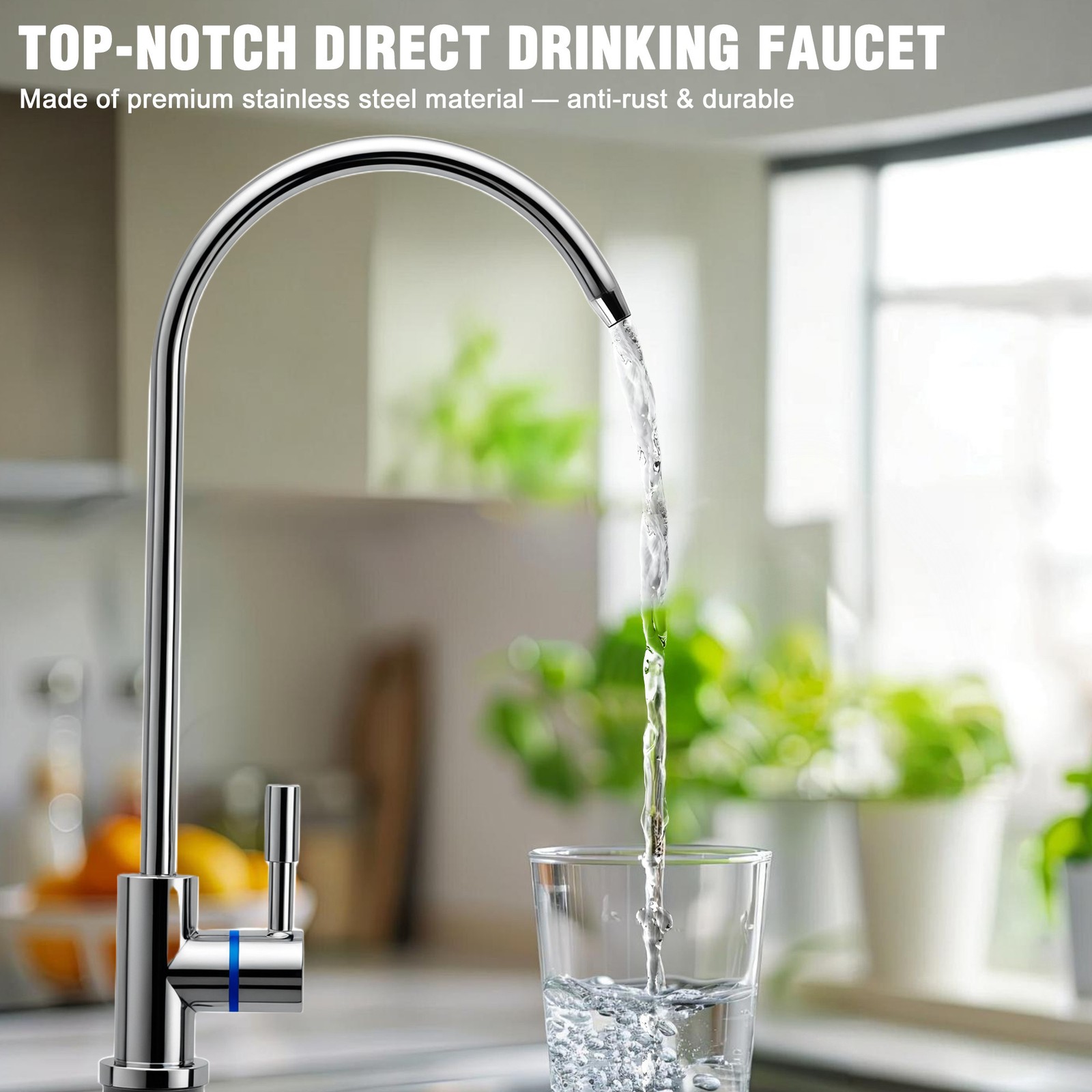 5 Stage Reverse Osmosis Water Filtration System Home Drinking Purifier 75 GPD