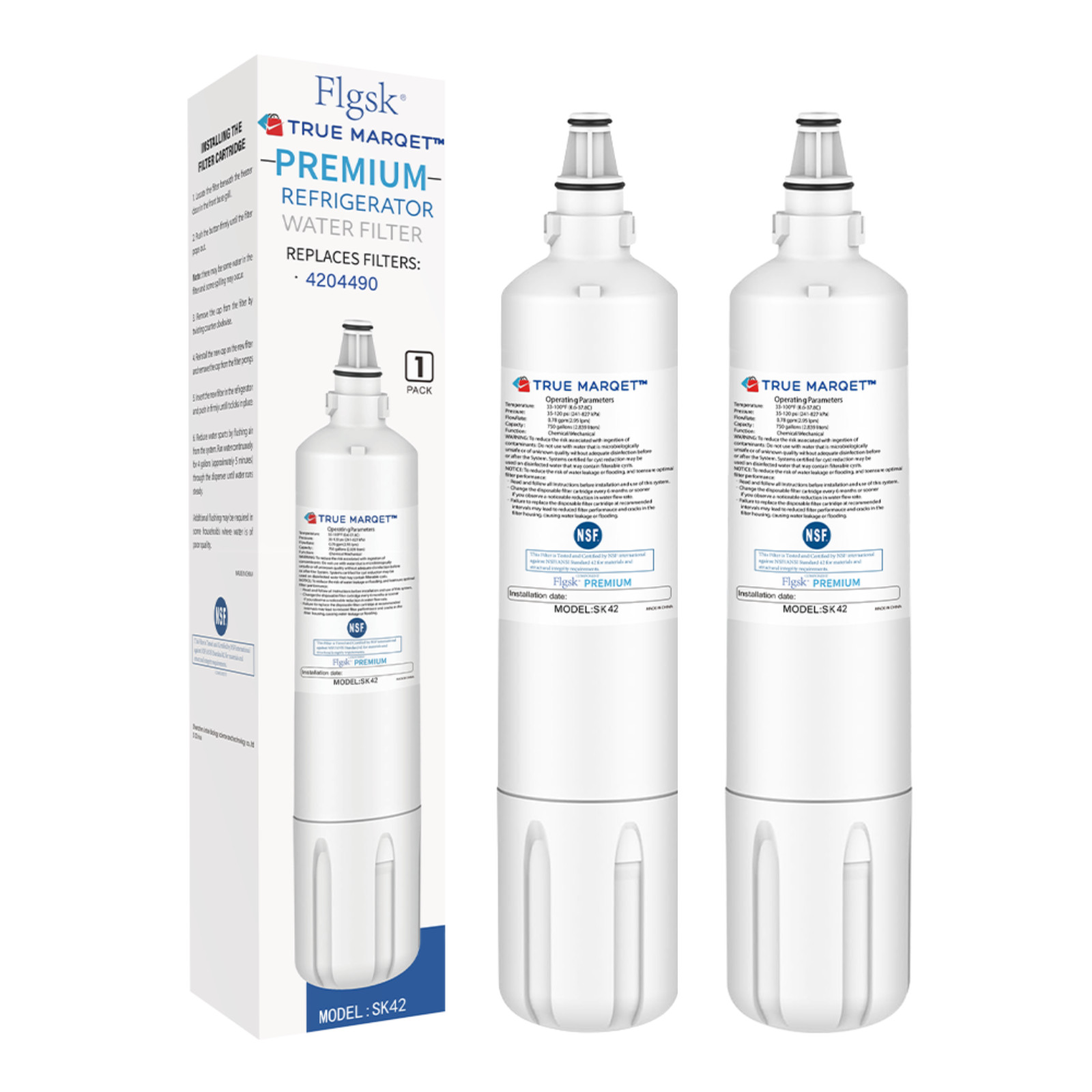4204490 Replacement Fridge Water Filter for Sub-Zero + InSinkErator F1000 F2000