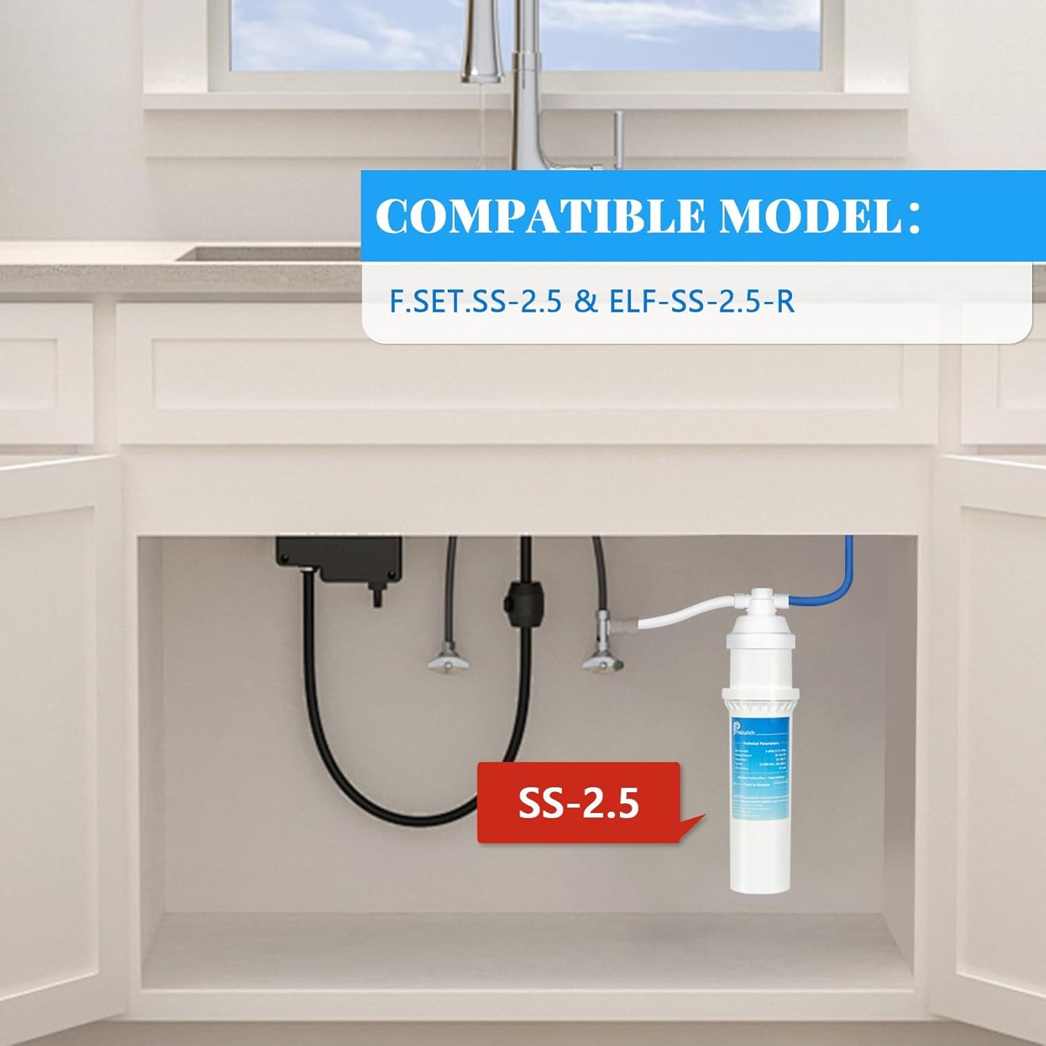 Water Filter for F.Set.SS-2.5 Max Flow Filter Cartridge 2 Pk Factory Sealed NEW!