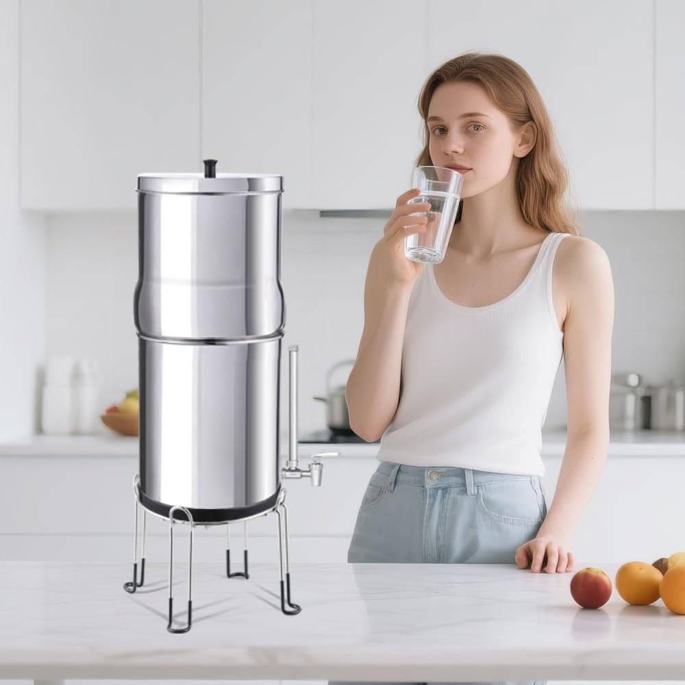 For Berkey Big, Royal and Travel System, Countertop Stainless Steel Stand