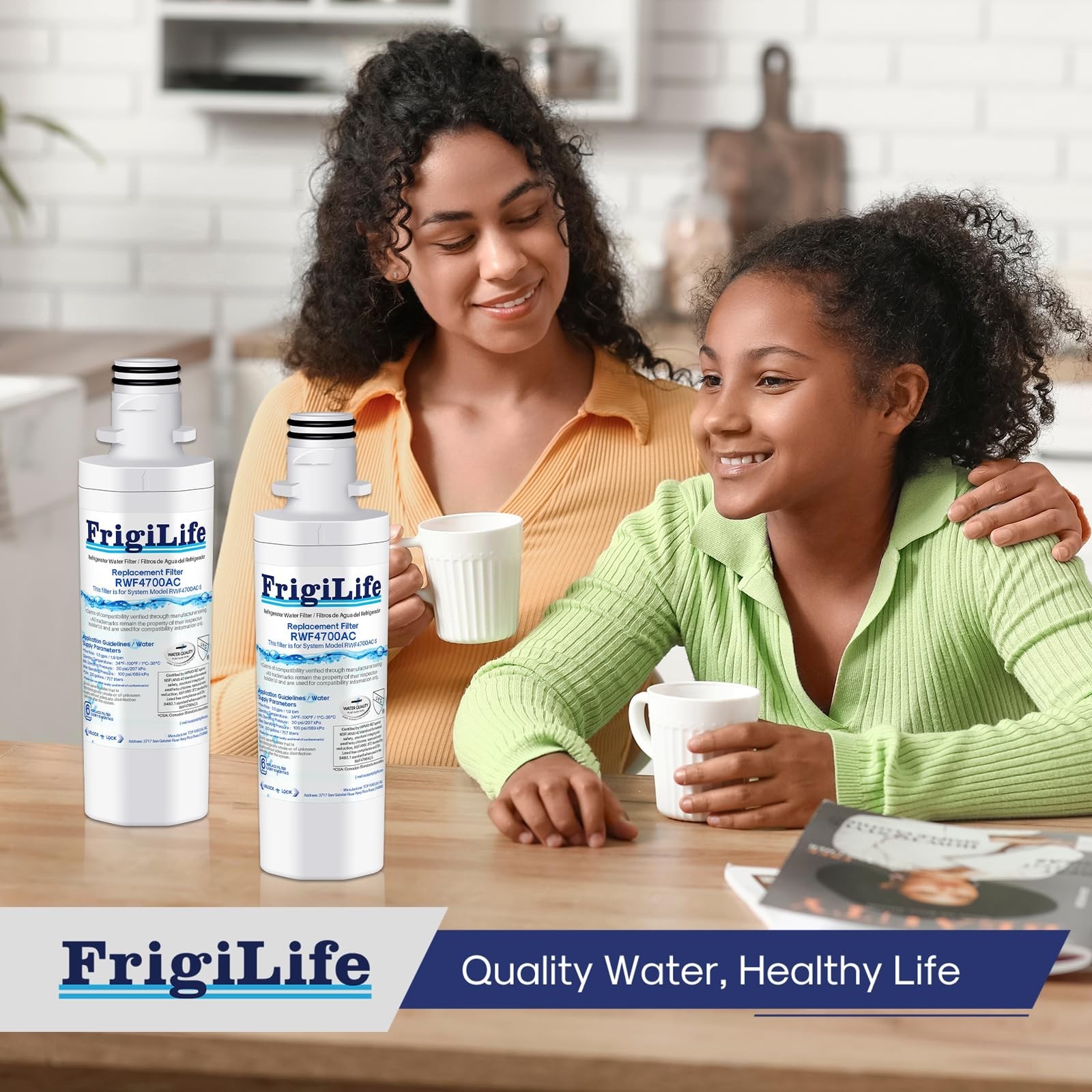 Replacement Refrigerator Water Filter 3-Pack for LG Kenmore LT1000P 9980 RWF4700