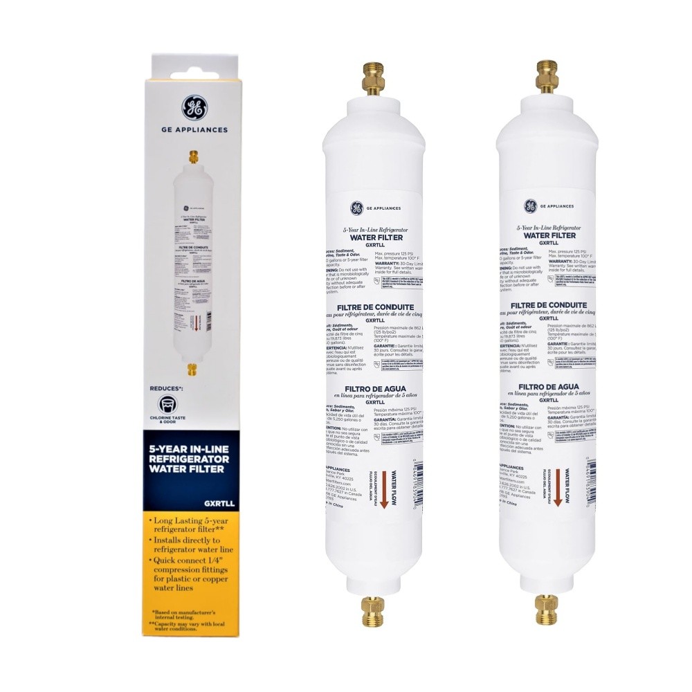 2pk GE Appliances GXRTLL Water Filter GE side-by-side top-freezer refrigerators