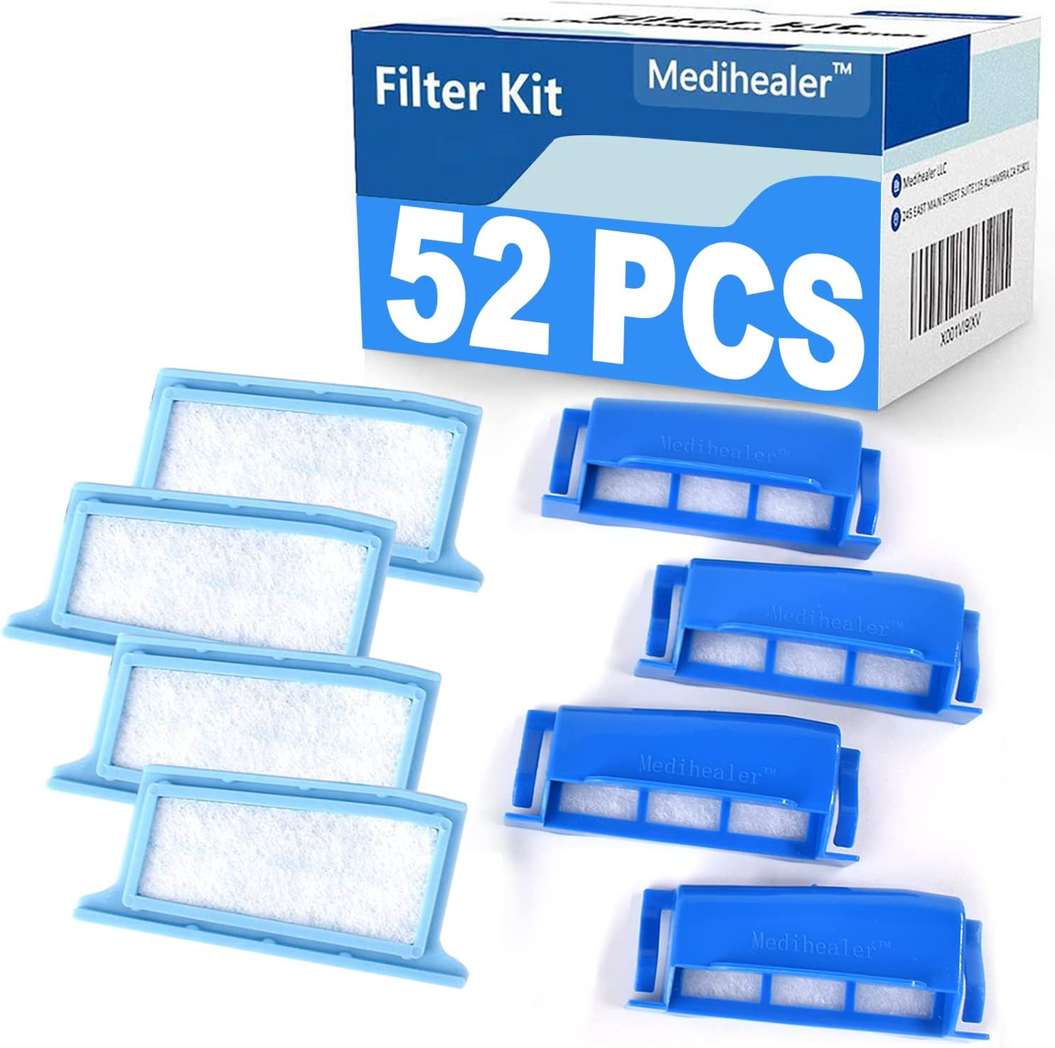 Medihealer Filters 52 Packs Compatible with Dreamstation:4 Assembled Filters