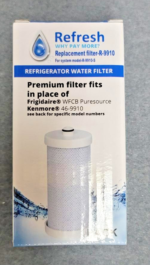 Refresh Refrigerator Water Filter R9910 for Frigidaire And Kenmore New