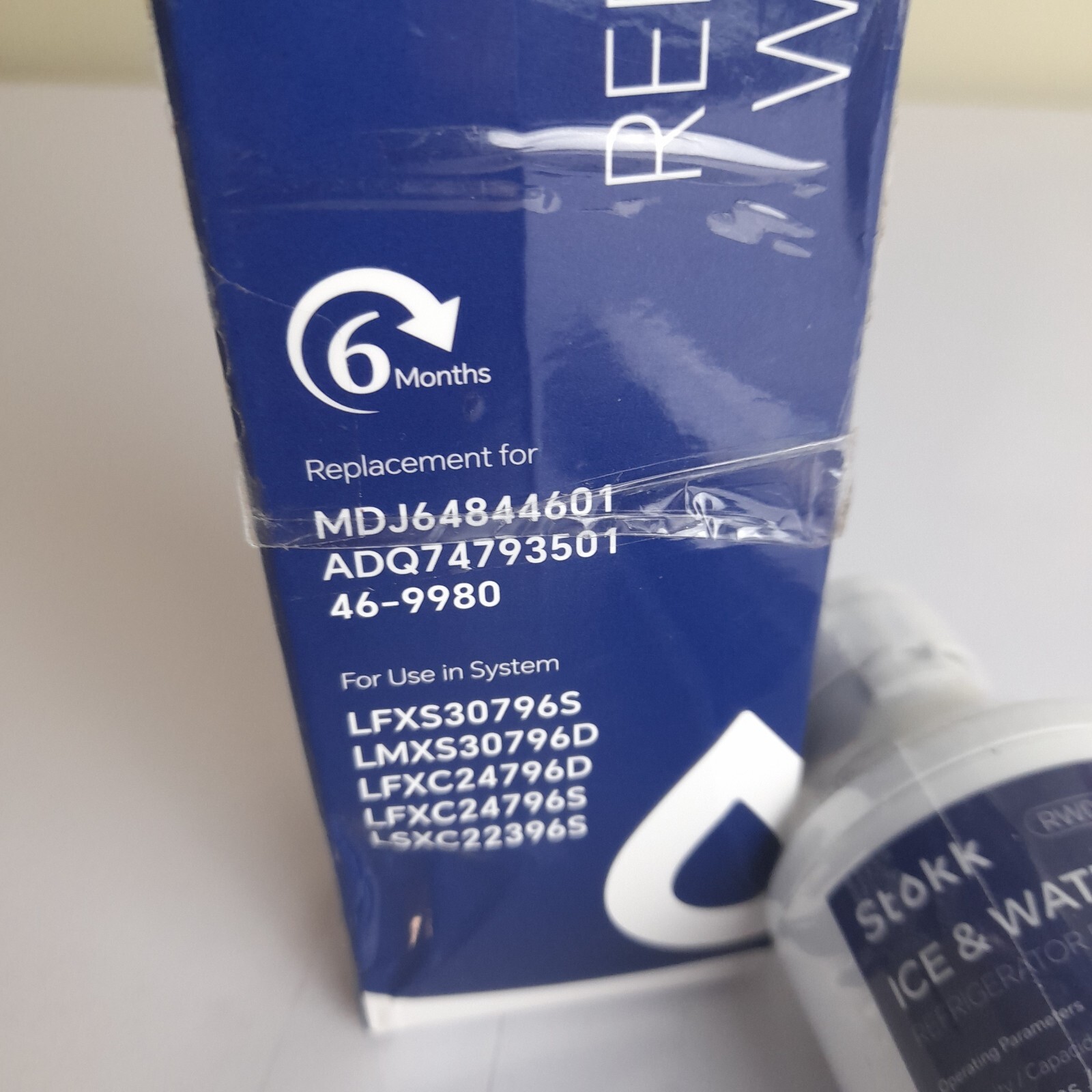 2ct Stokk RW015 Refrigerator Water Filter Replacement Compatible w Multiple Mod