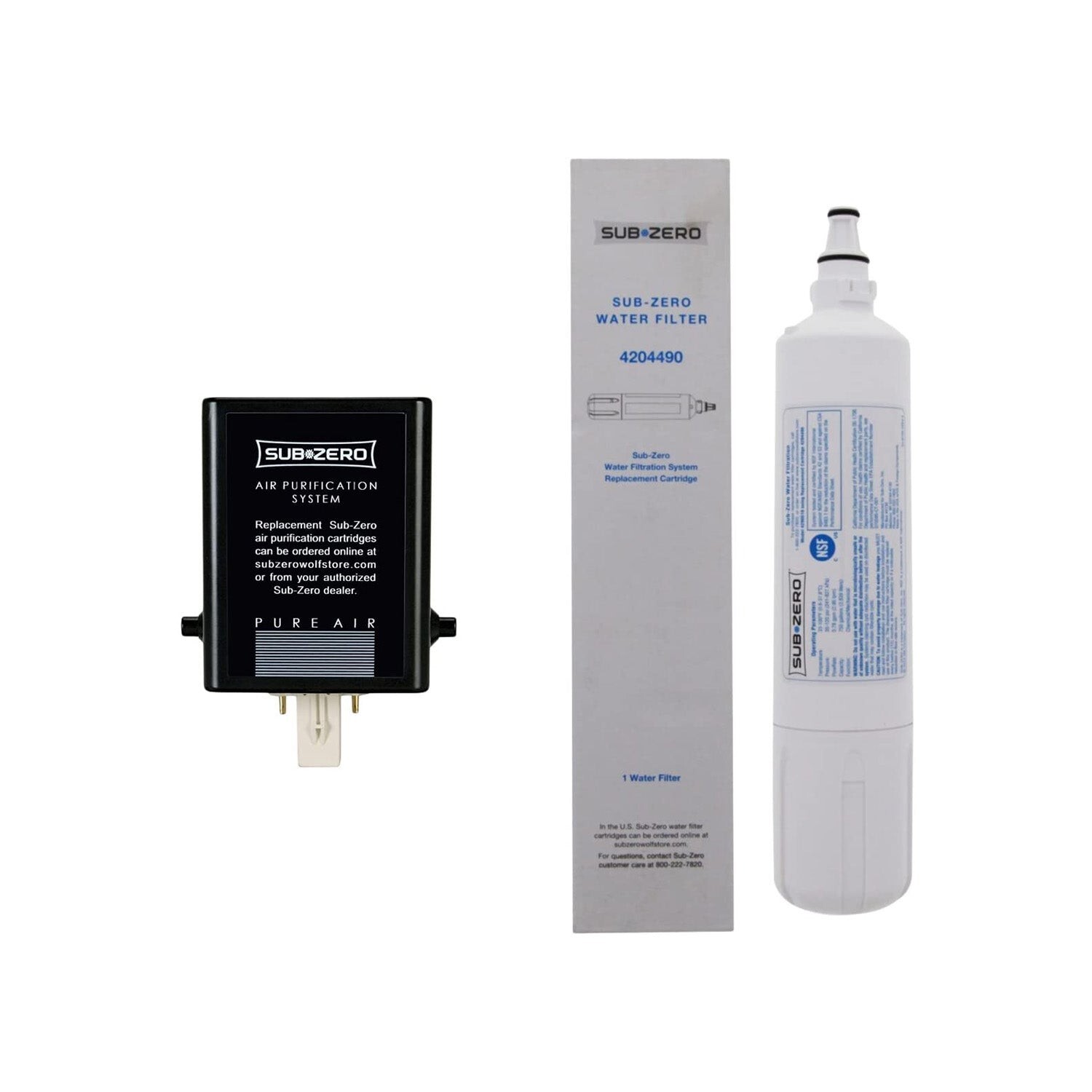 Sub Zero 7007067 Cartridge Combo Pack with 4204490 water Filter