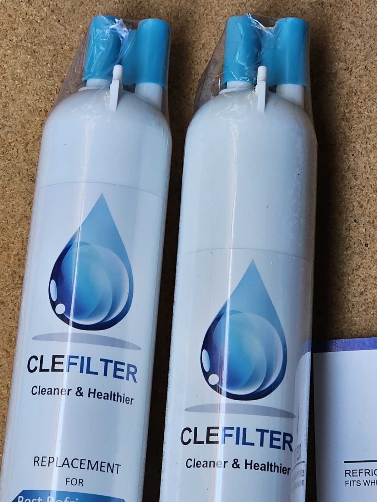 2 CleFilter 6 Month Replacement Water Filters new in seal