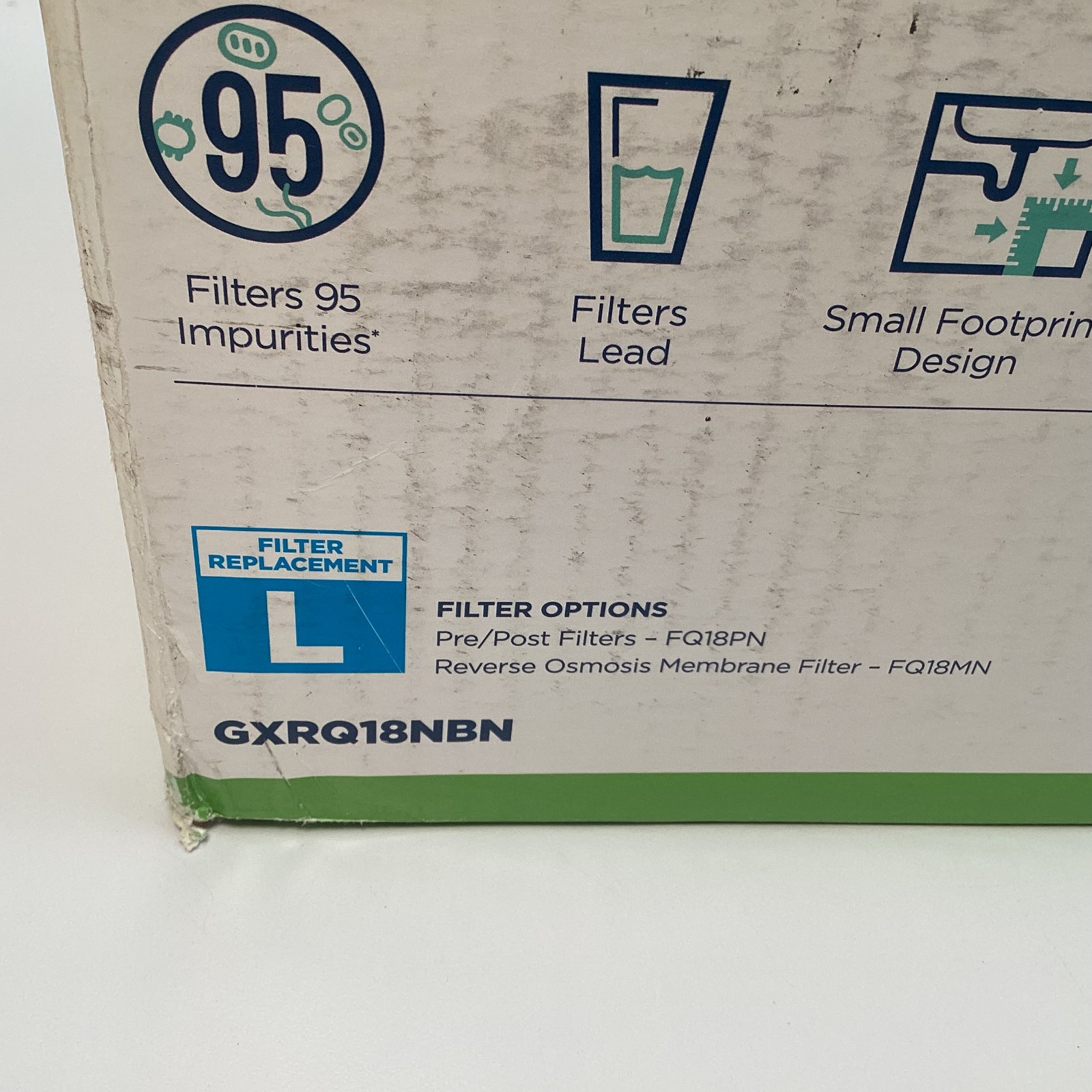 GE Appliances GXRQ18NBN Reverse Osmosis Under Sink Water Filtration System