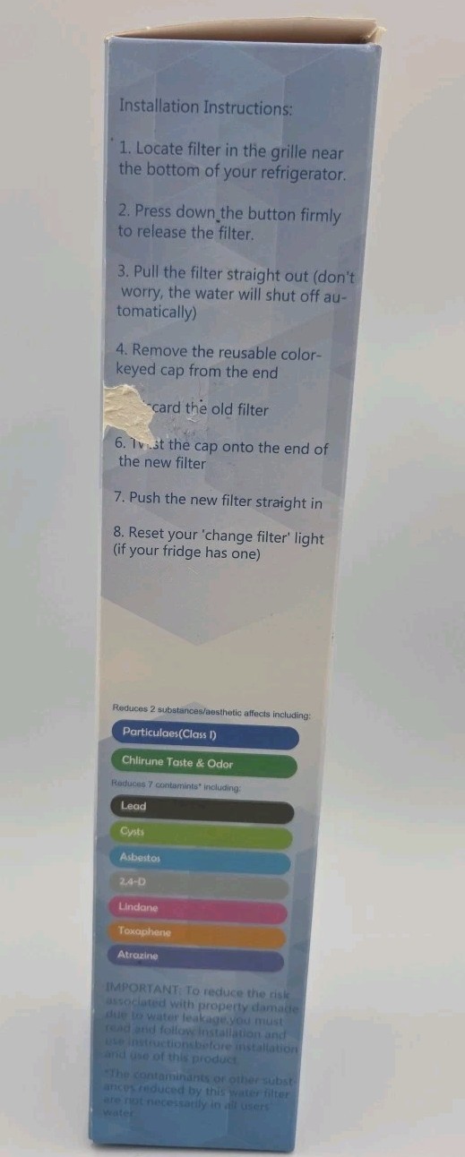 WATEN Filter For Frigidaire Kenmore, ULTRA-AWF Pure Source Ultra, 469999