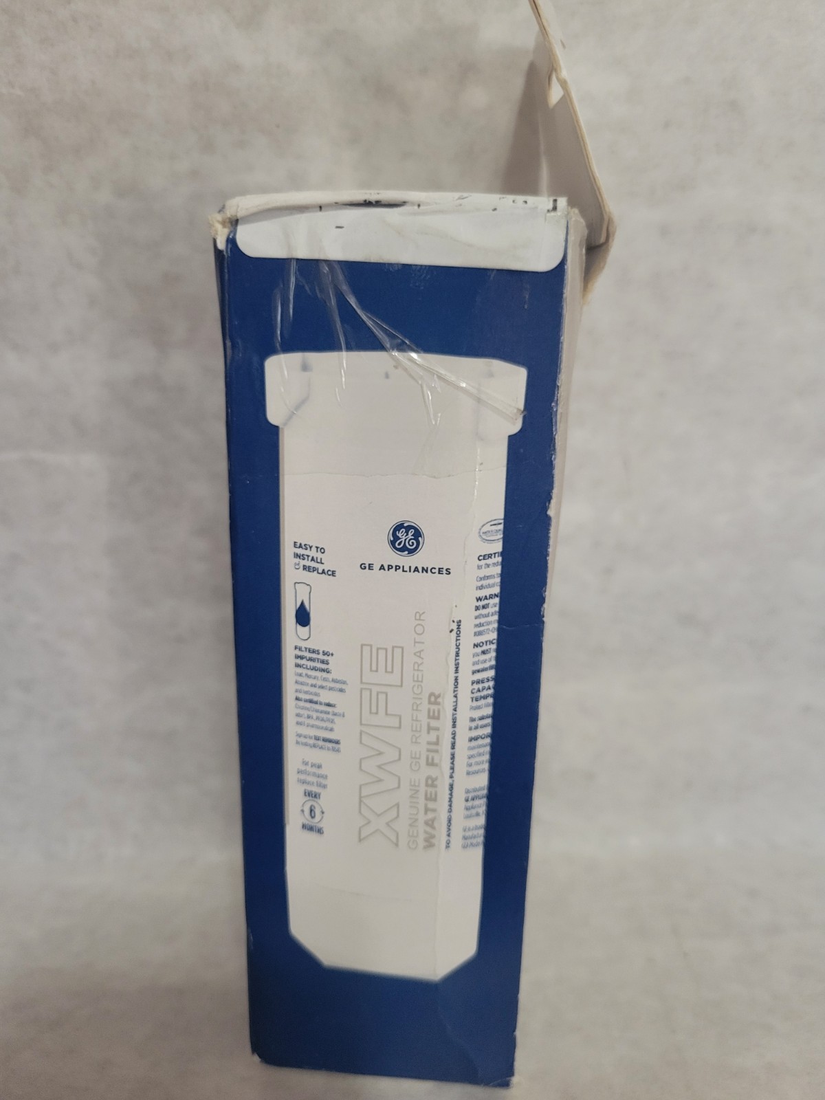 GE XWFE Refrigerator Water Filter Genuine Replacement Cartridge Sealed NOB