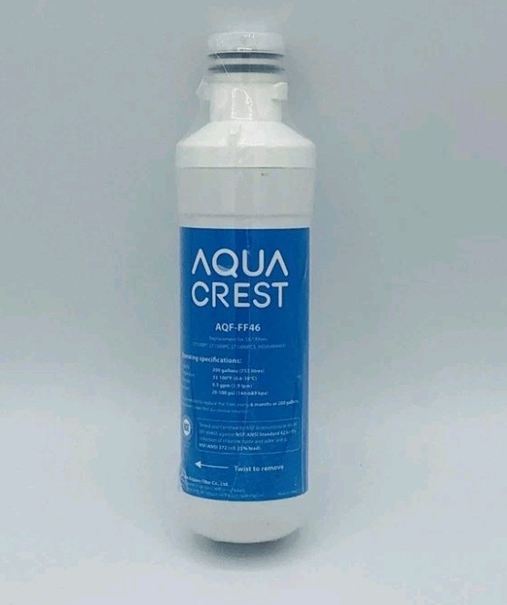 AQUA CREST AQF-FF46 LT1000PC ADQ747935 Refrigerator Water Filter Replacement