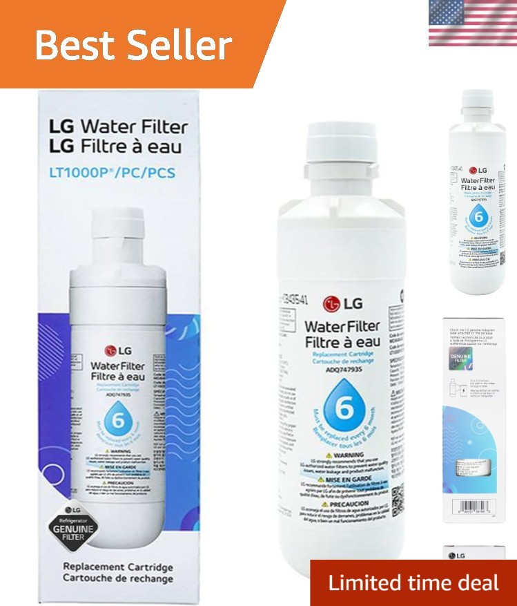 LT1000P – 6 / 200 Gallon Capacity Replacement Refrigerator Water Filter , , …