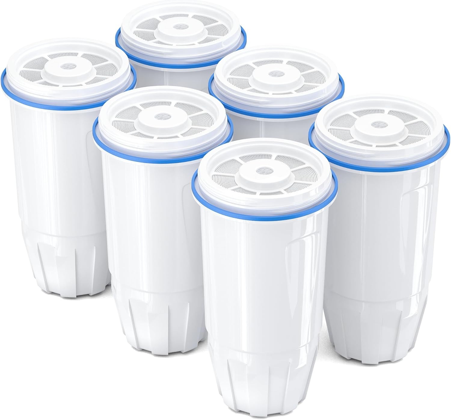 6x Water Filter Replacement for Zero Water ZR-017, ZR-001 Pitcher Water Filter