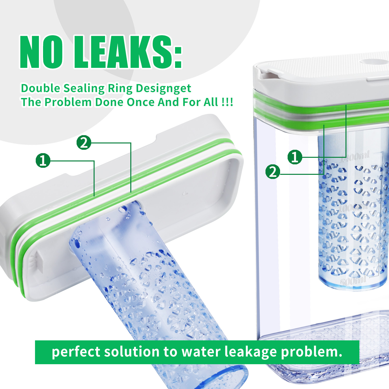 DA97-17395A Upgraded Water Reservoir/Pitcher Fits for Samsung Refrigerator