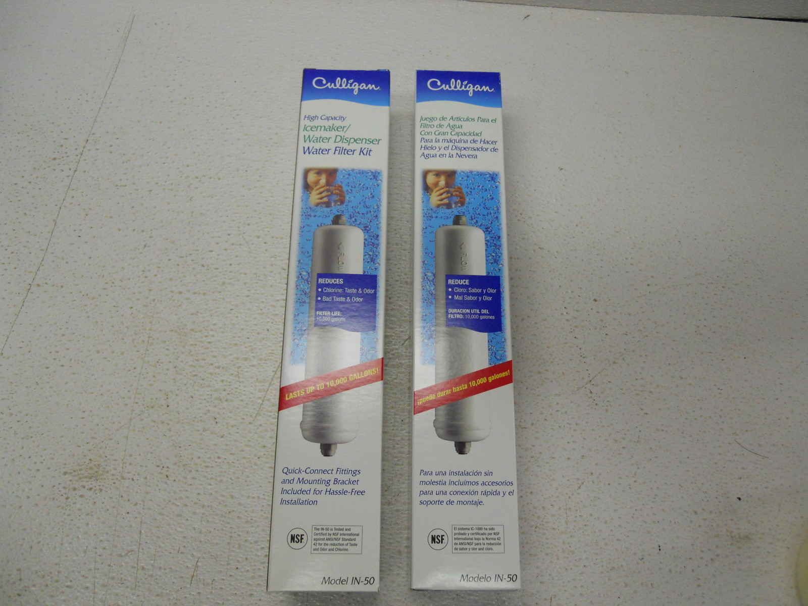 Culligan IN-50 Icemaker Water Dispenser Filter Kit 2 PC