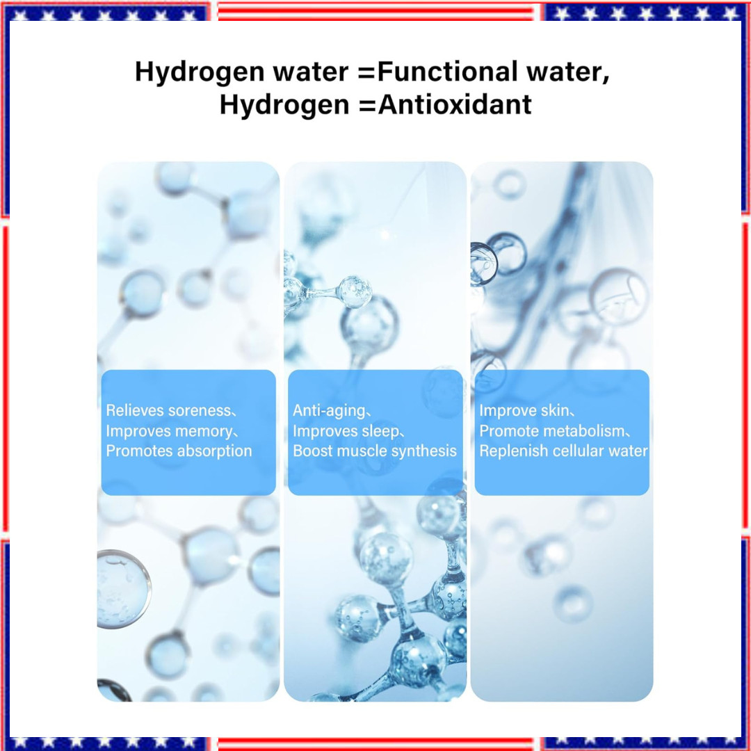 2025 Upgrade Hydrogen Water Bottle Generator, 2 in 1 Hydroh Hydrogen Water Bottl