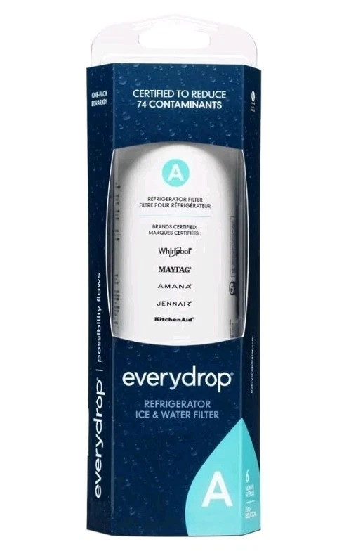Everydrop by Whirlpool EDRARXD1 Refrigerator Water Filter A – Genuine OEM Ice &