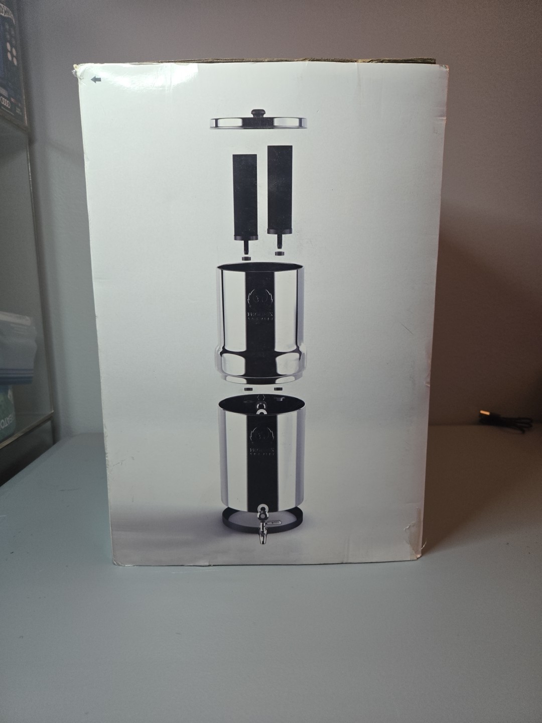 Phoenix Gravity-Fed Stainless Steel 8-LITRE Camping & Countertop Water Filter