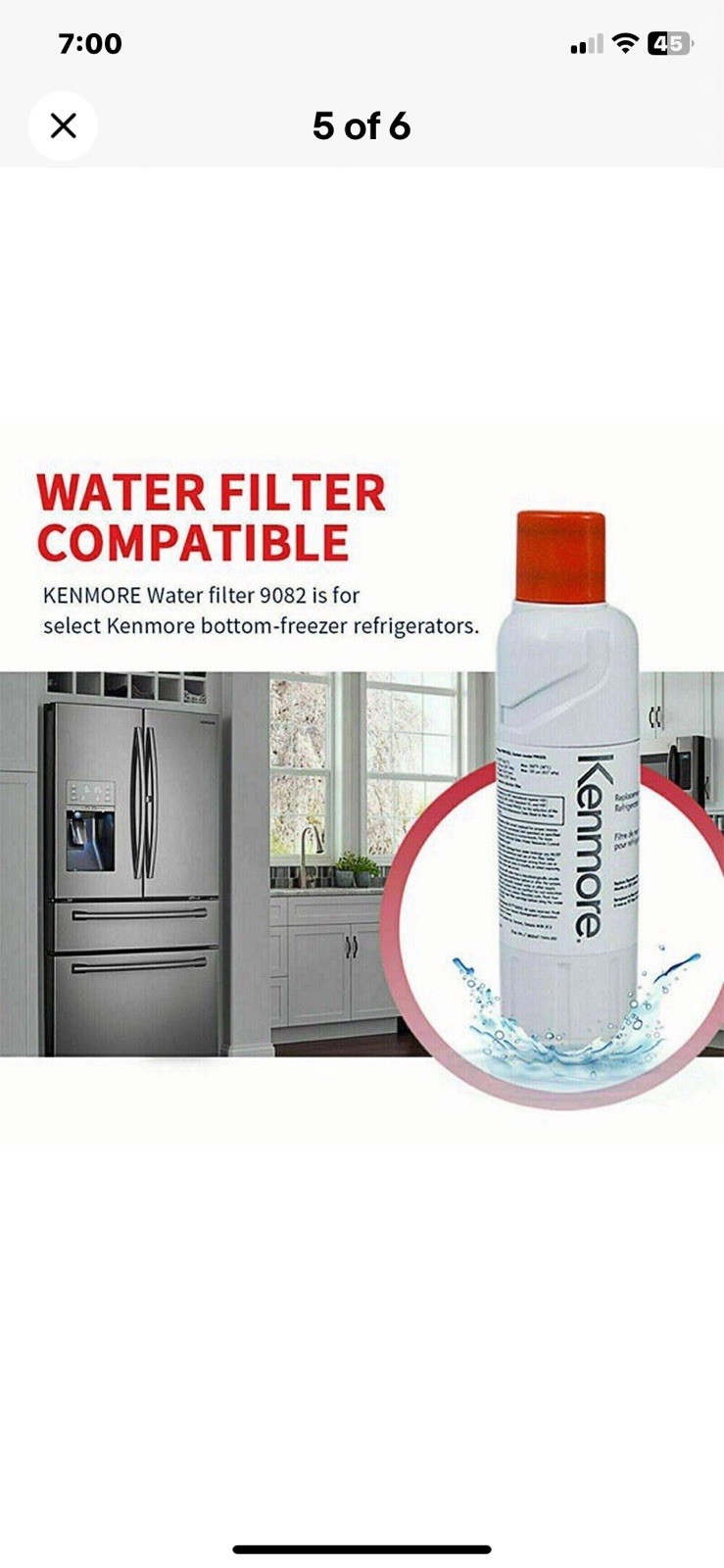 3 Pack Kenmore 9082 469082 Refrigerator Water Filter New Sealed 46-9082 US ship
