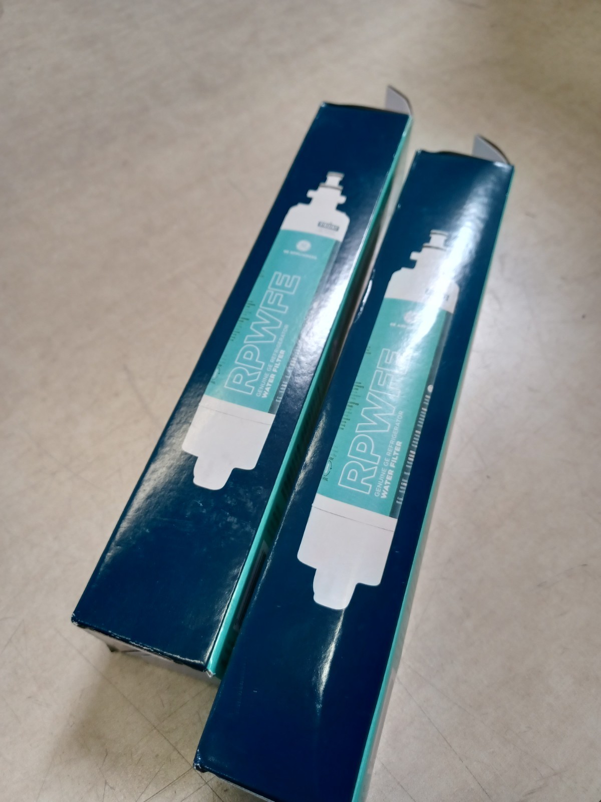 Lot Of 2 GE Appliances RPWFE Replacement Refrigerator Water Filter