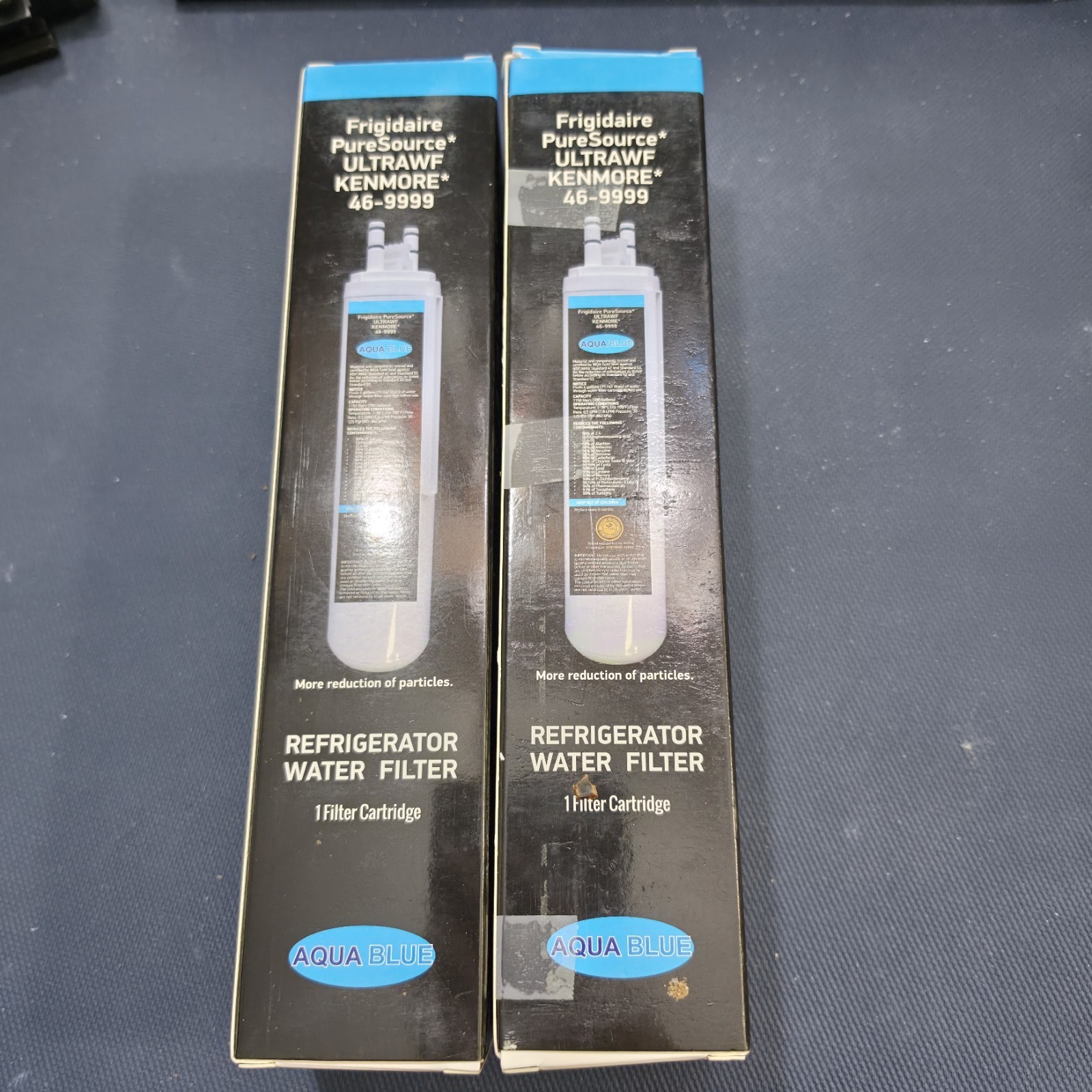 Pair Aqua Blue Frigidaire Puresource ULTRAWF Kenmore 46-9999 Compatible Filter