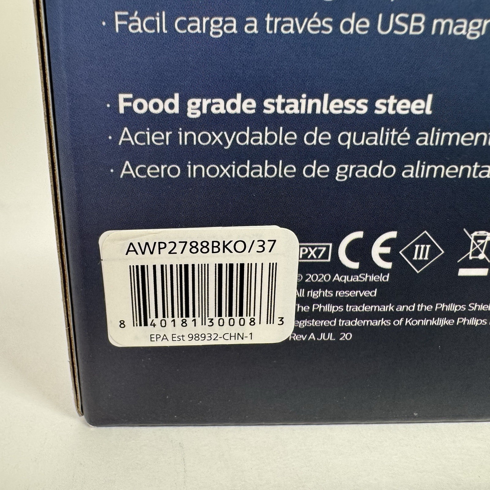 Philips Water GoZero UV Self-Cleaning Smart Water Bottle Vacuum Stainless Steel