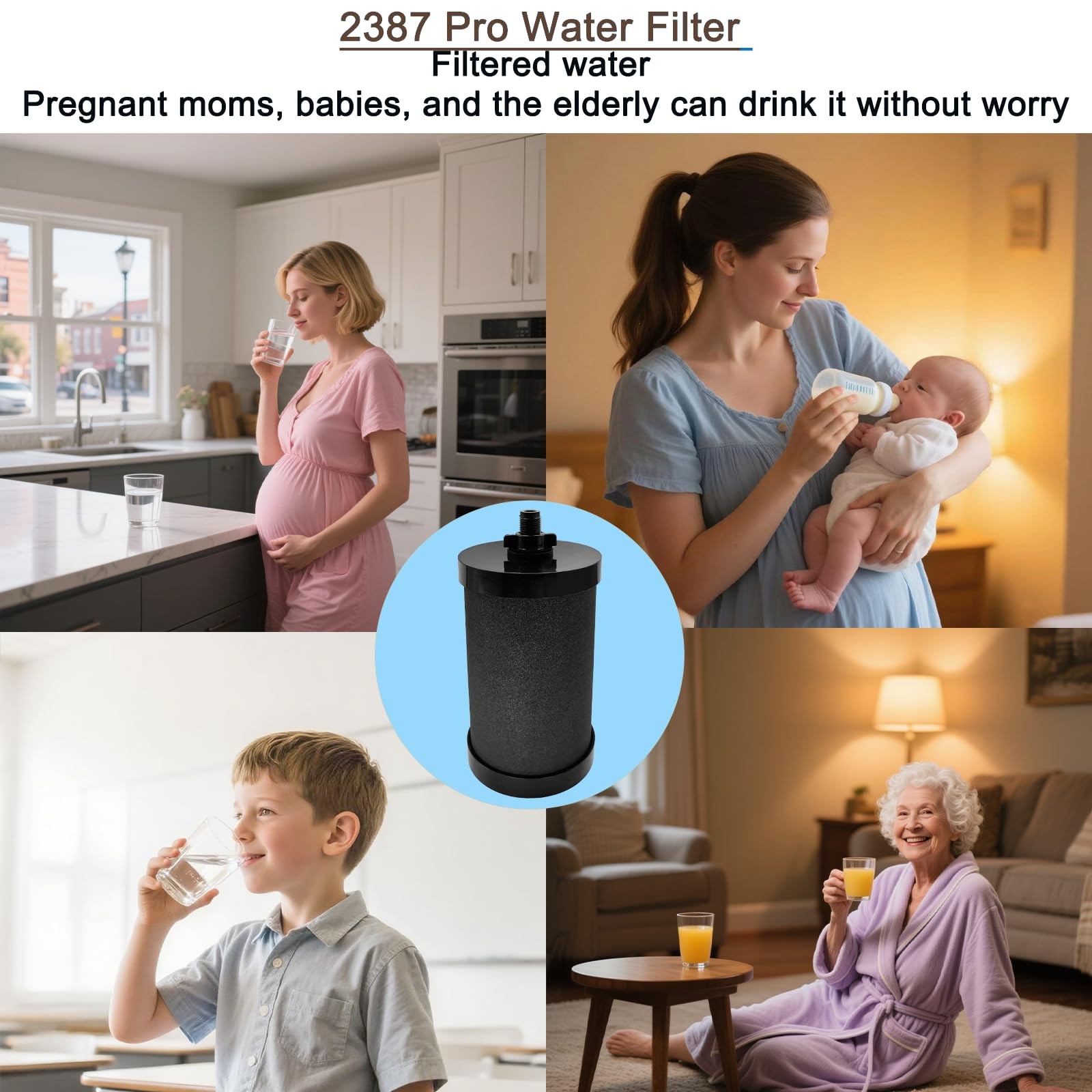 2387 Pro Replacement Water Filter Compatible with Alexapure Systems – 2 Filte…