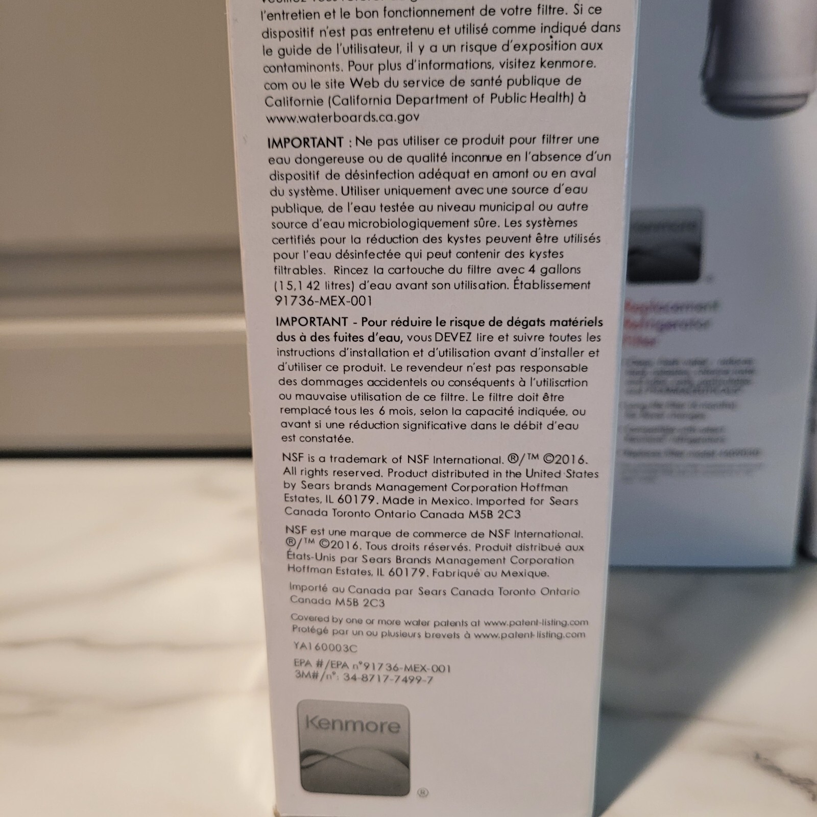 3Pack Kenmore 9083 469083 9020 Replacement Refrigerator Cartridge Water Filter