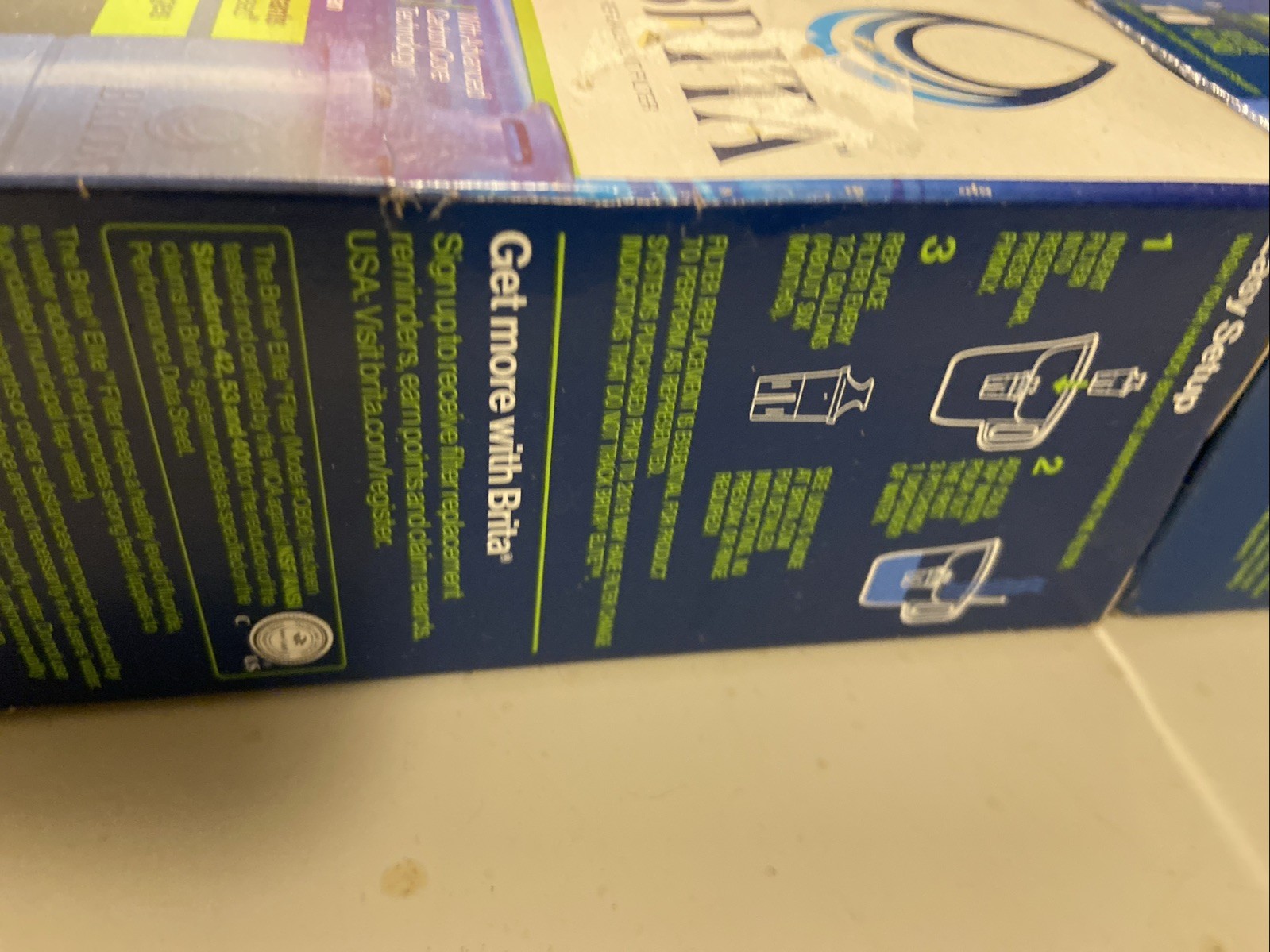 New Lot Of 8 Brita Elite Replacement Water Filters with Advanced Carbon