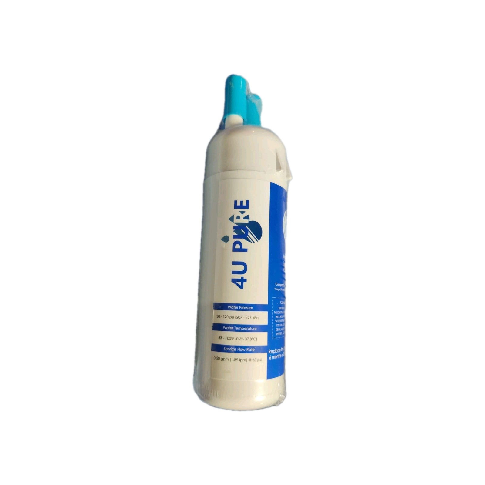 4U PURE Model SMF1003 Refrigerator Water Filter 6 Month 200 Gallons New Sealed