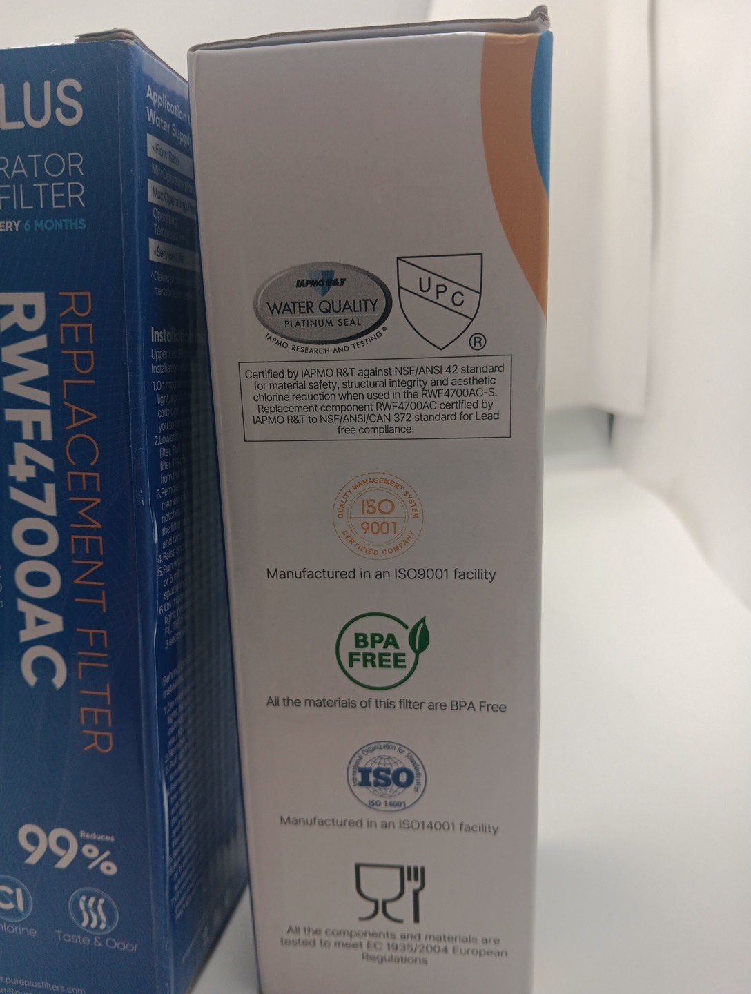 RWF4700AC Fit for LT1000P, ADQ747935, LMXS28626D, LMXS30796S water filter 2PACK
