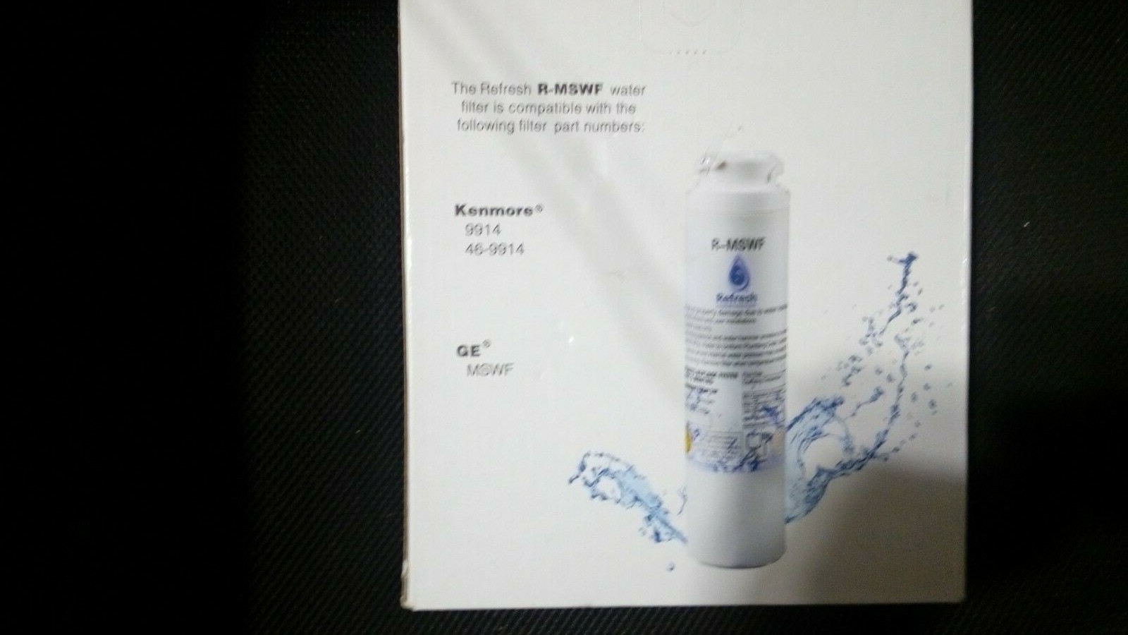 Refresh R-MSWF Water Filter Compatible with Kenmore 9914, 46-9914, GE MSWF (3pk)