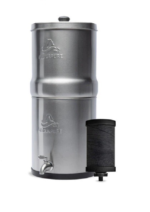 Genuine Alexapure PRO 2387 Replacement Water Filter 1 Filter Pack Black