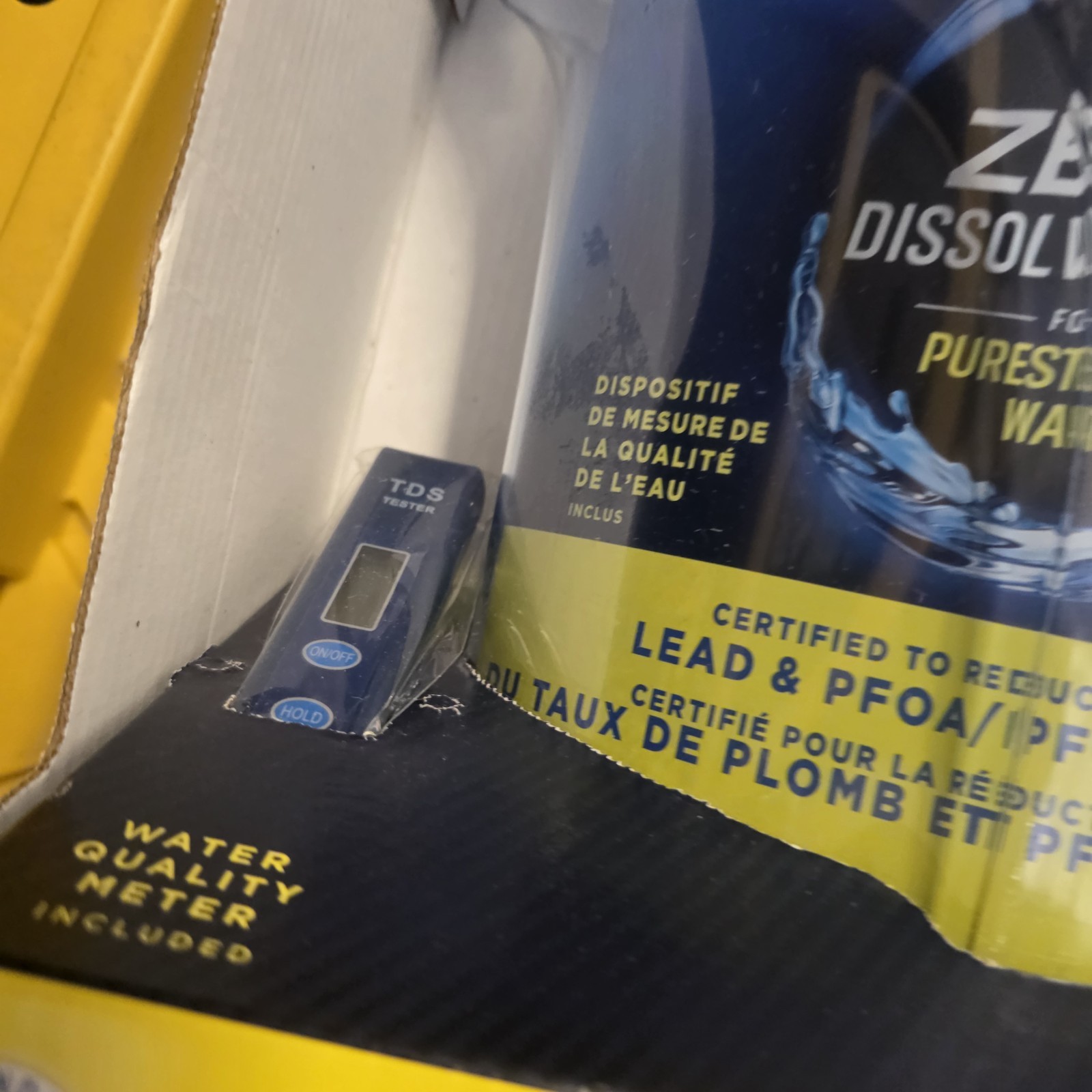 Zero Water ~ ready pour 10 Cup w/ handle spigot New In Package
