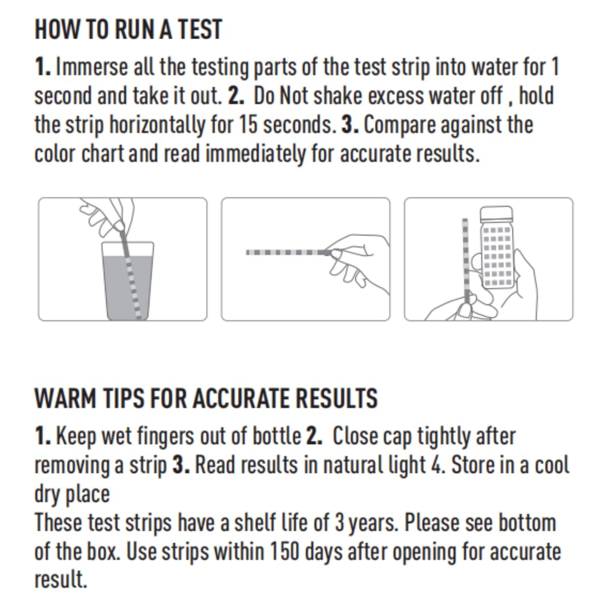 EASYTEST 7-Way Pool Test Strips, 150 Strips Water ^ 7 in 1 ^