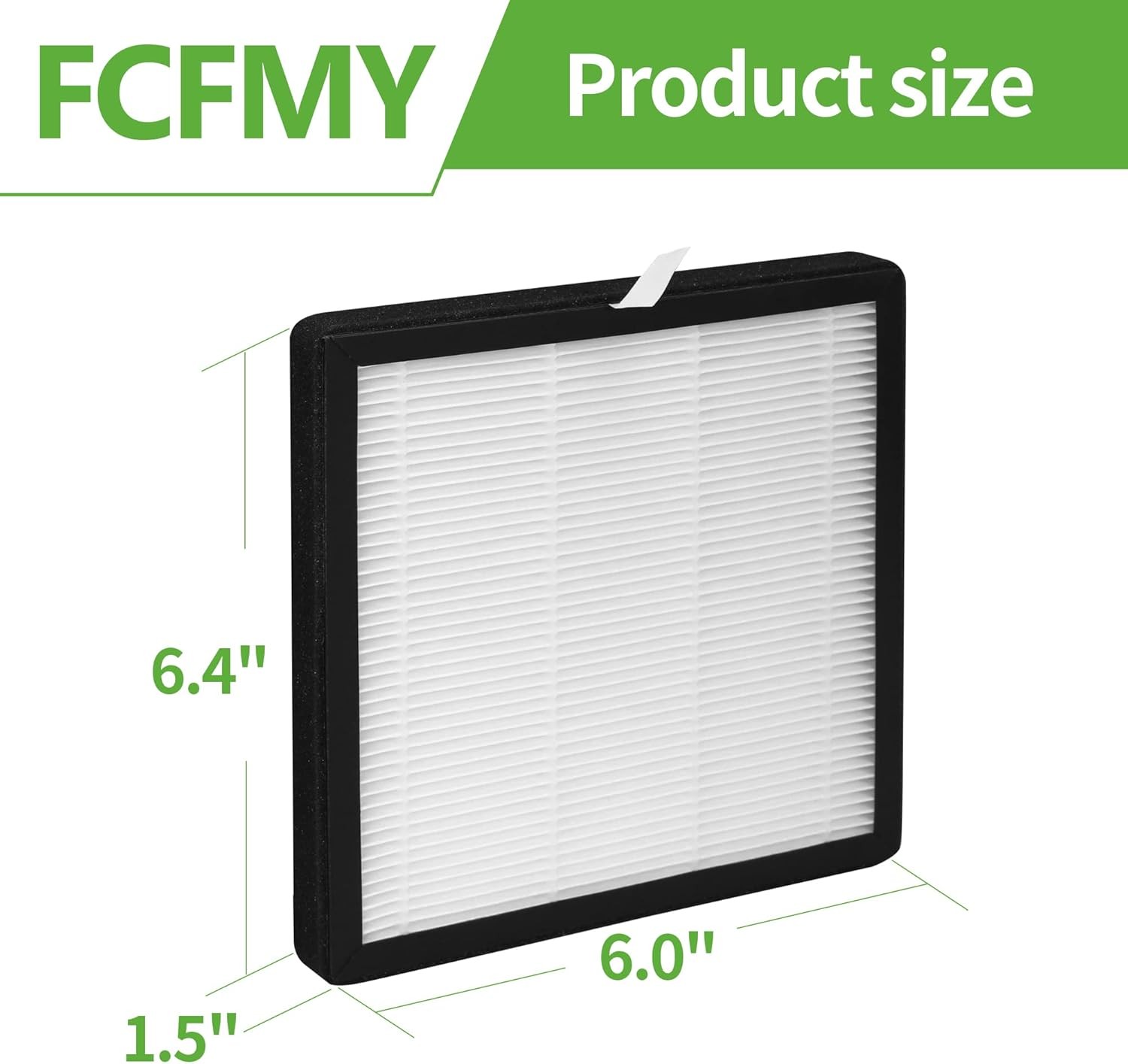 4 Packs True Replacement Filters Compatible with Westinghouse 1701 White