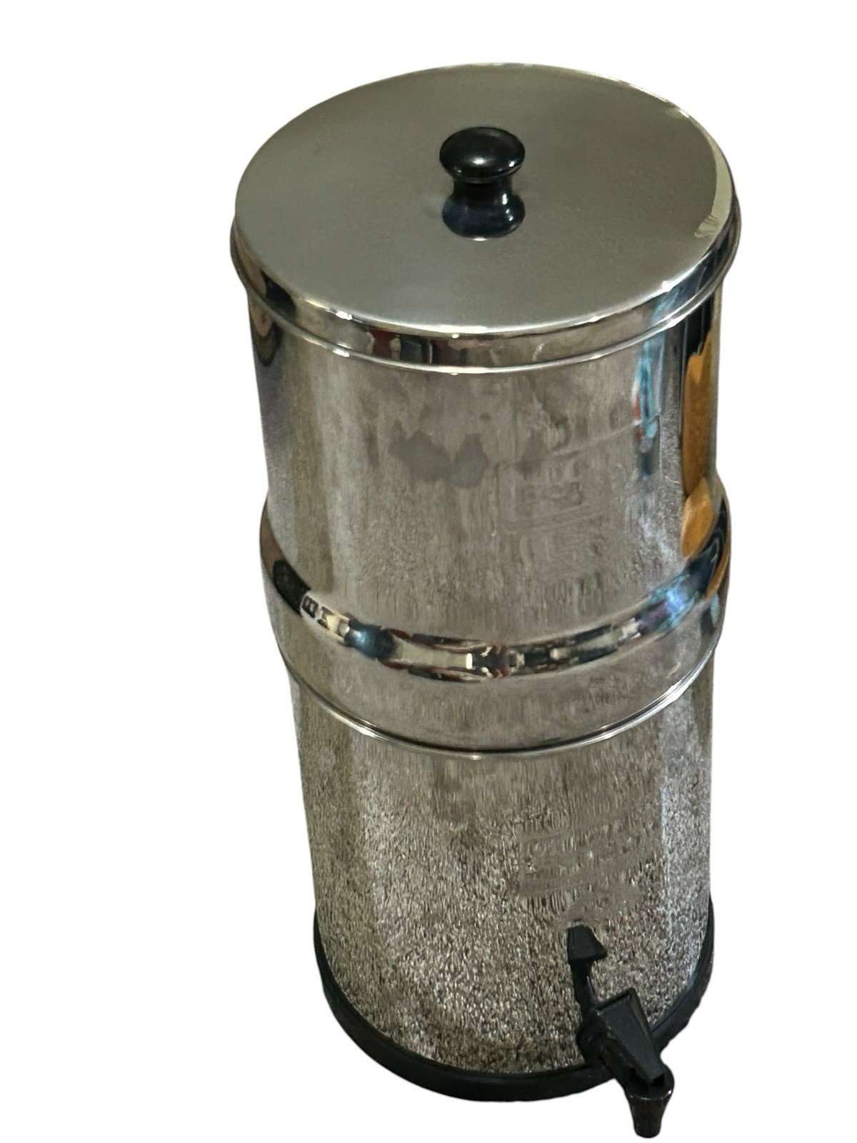 Big Berkey Water Filter System 2.25 Gallon 1 Filter Stainless Steel 19.5″ USED