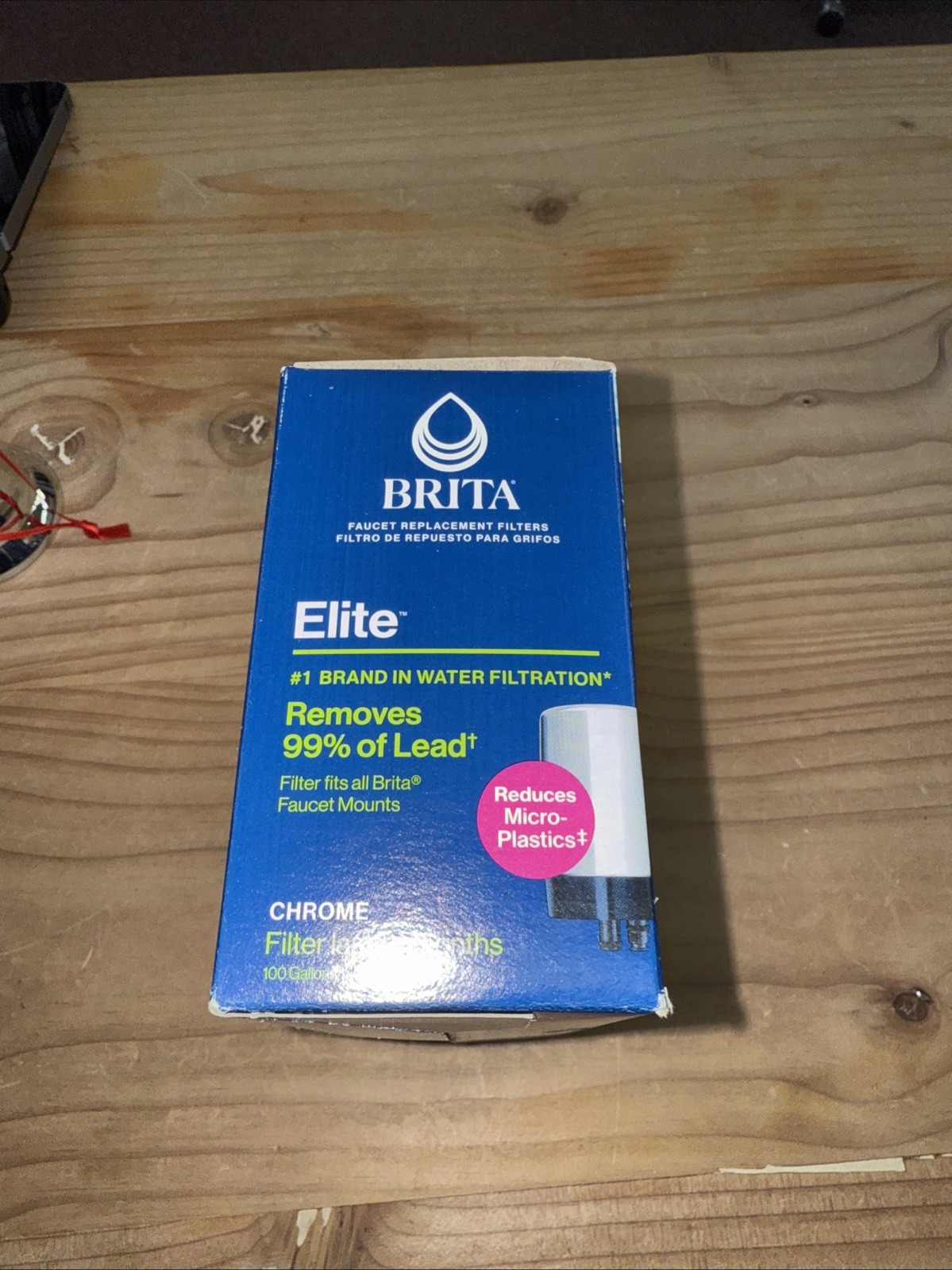 Brita Elite Faucet Replacement Filter 4-Month Lasts, 99% Lead Removal, 3 Pack