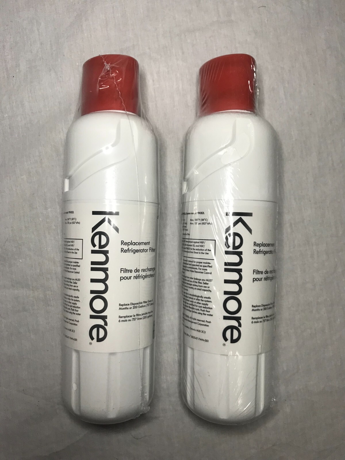 Kenmore 9082 Replacement Refrigerator water Filter for Kenmore 46-9082 2 Pack