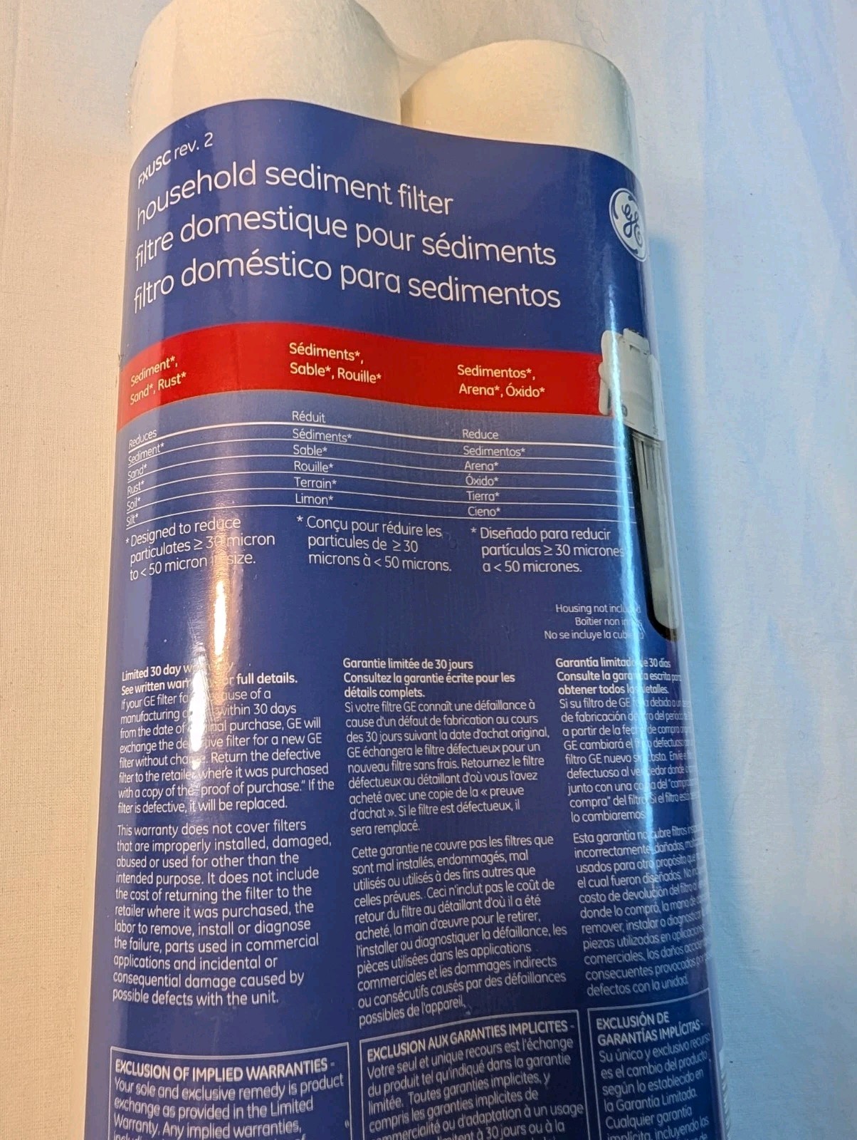 *NEW* GE SmartWater FXUSC Household Water Filters – Pack of 2 – Rev. 2