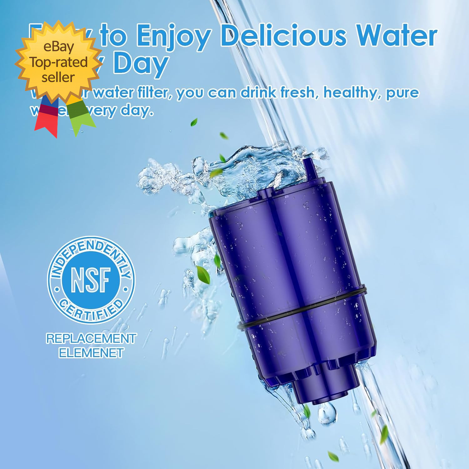 Faucet Water Filter Replacement Fit for All PUR for PUR plus Faucet Filtration S