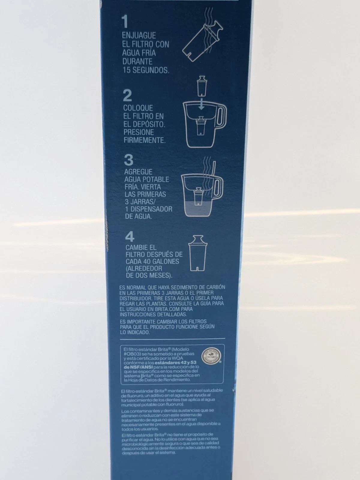 OEM Brita OB03 987554 Replacement Water Filters 9 Pack Standard NEW