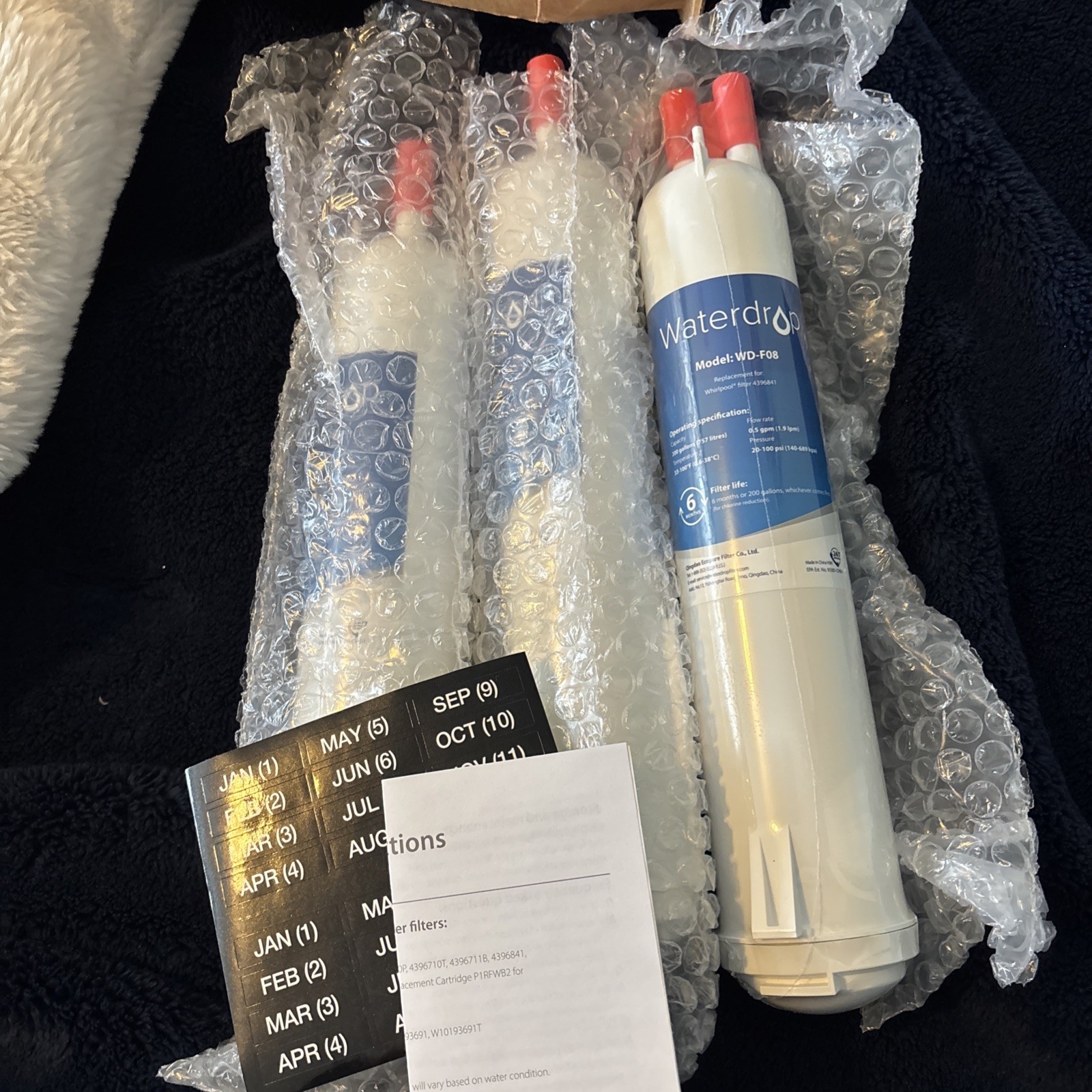 3 Pack of Waterdrop Filters Model WD-F08 | New Sealed