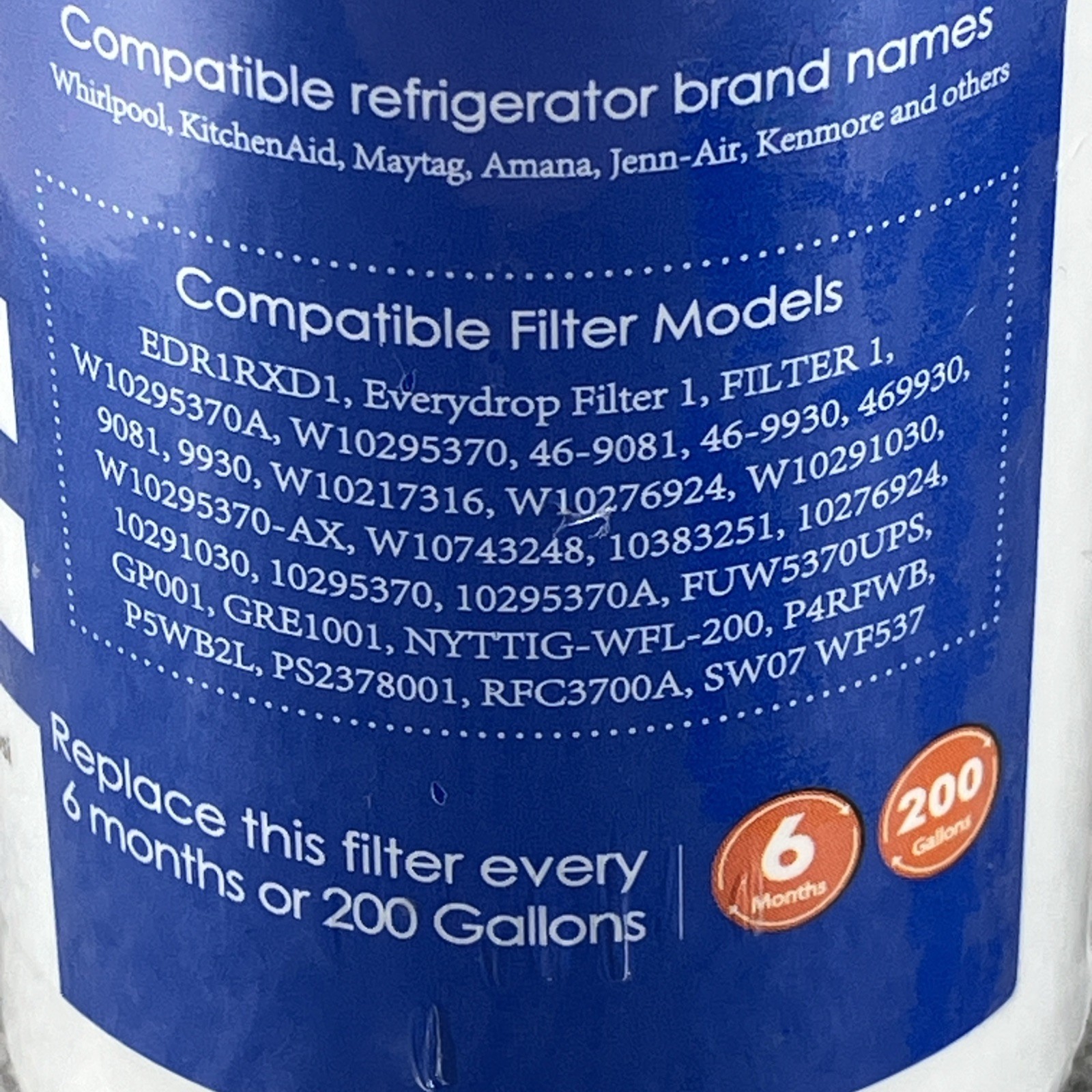 4U PURE Model SMF1003 Refrigerator Water Filter 6 Month 200 Gallons New Sealed