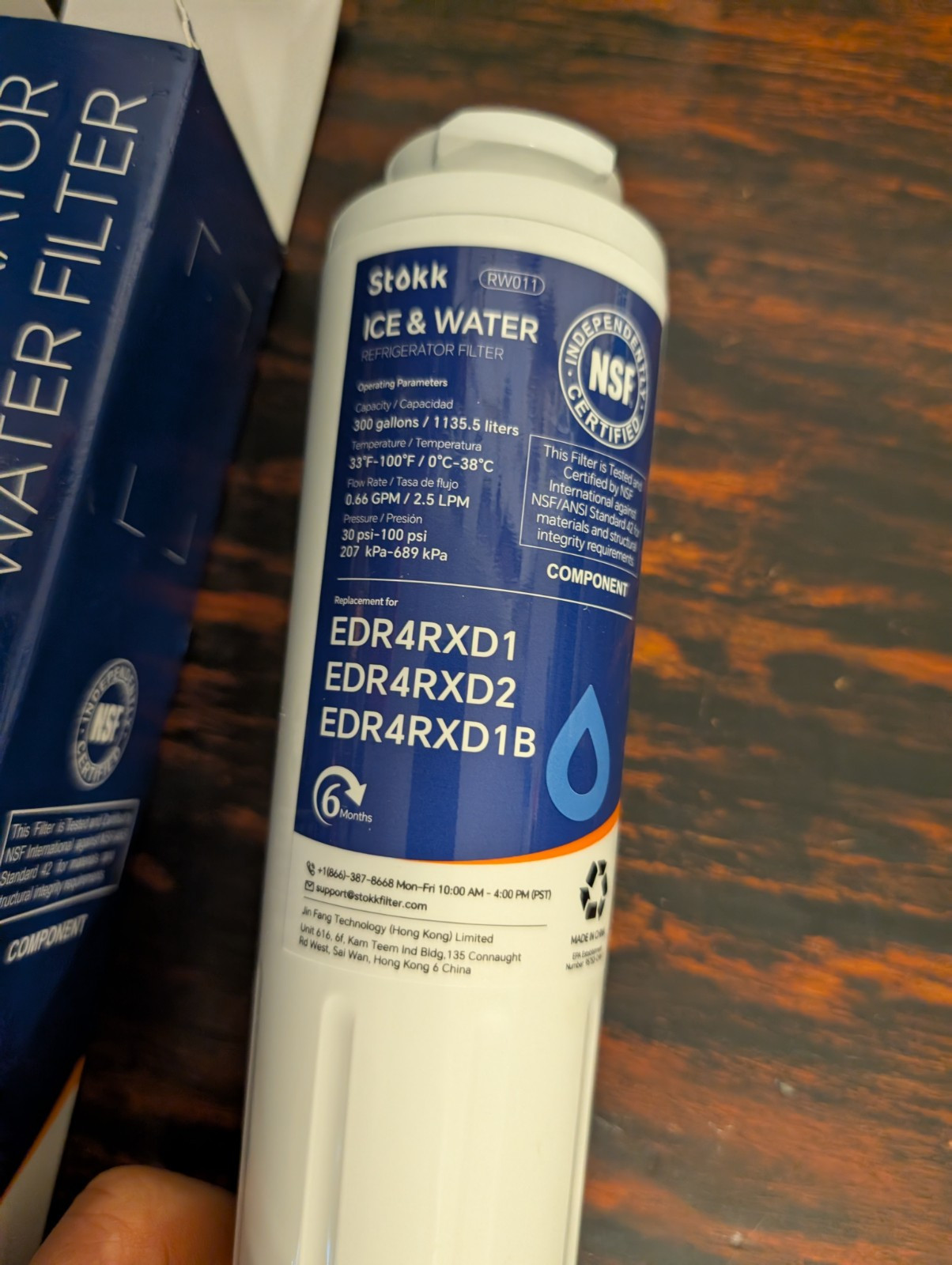3pk Stokk RW011 Refrigerator Water Filter Replacement Compatible w Multiple Mods