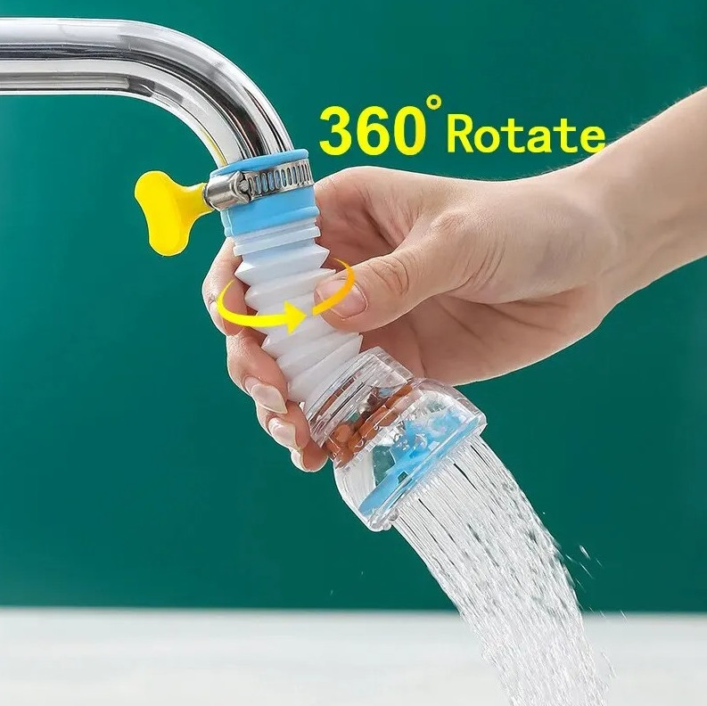1pc 360° Rotating Kitchen Anti-Splashing Faucet Can Rotate Extend The Filter
